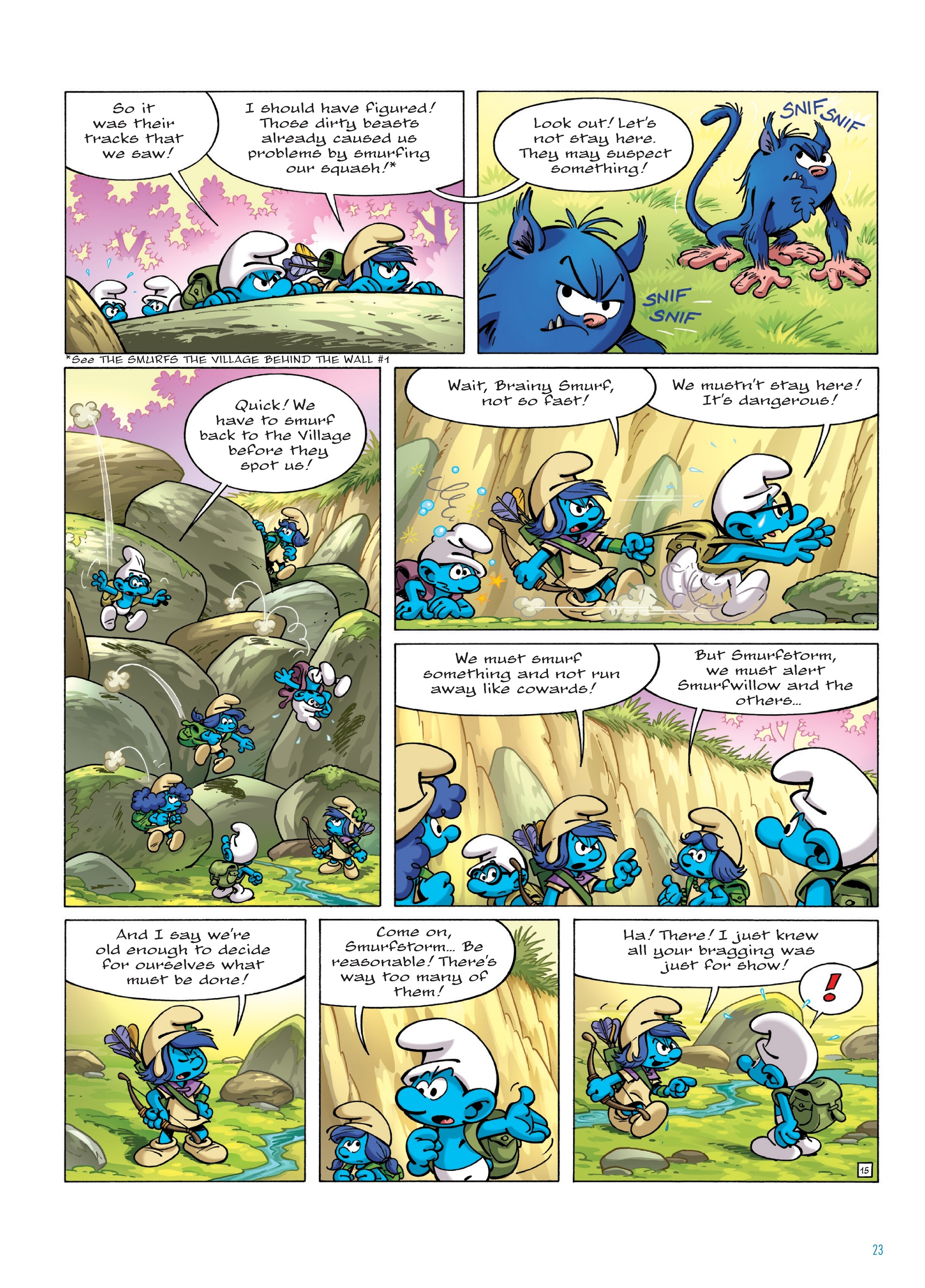 Read online Smurfs: The Village Behind The Wall comic -  Issue #2 - 23