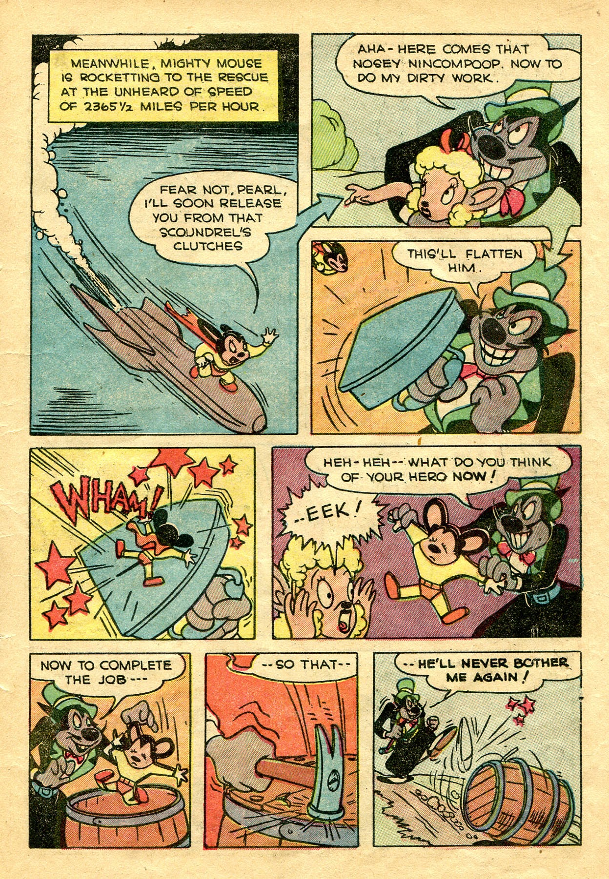 Read online Paul Terry's Mighty Mouse Comics comic -  Issue #12 - 15