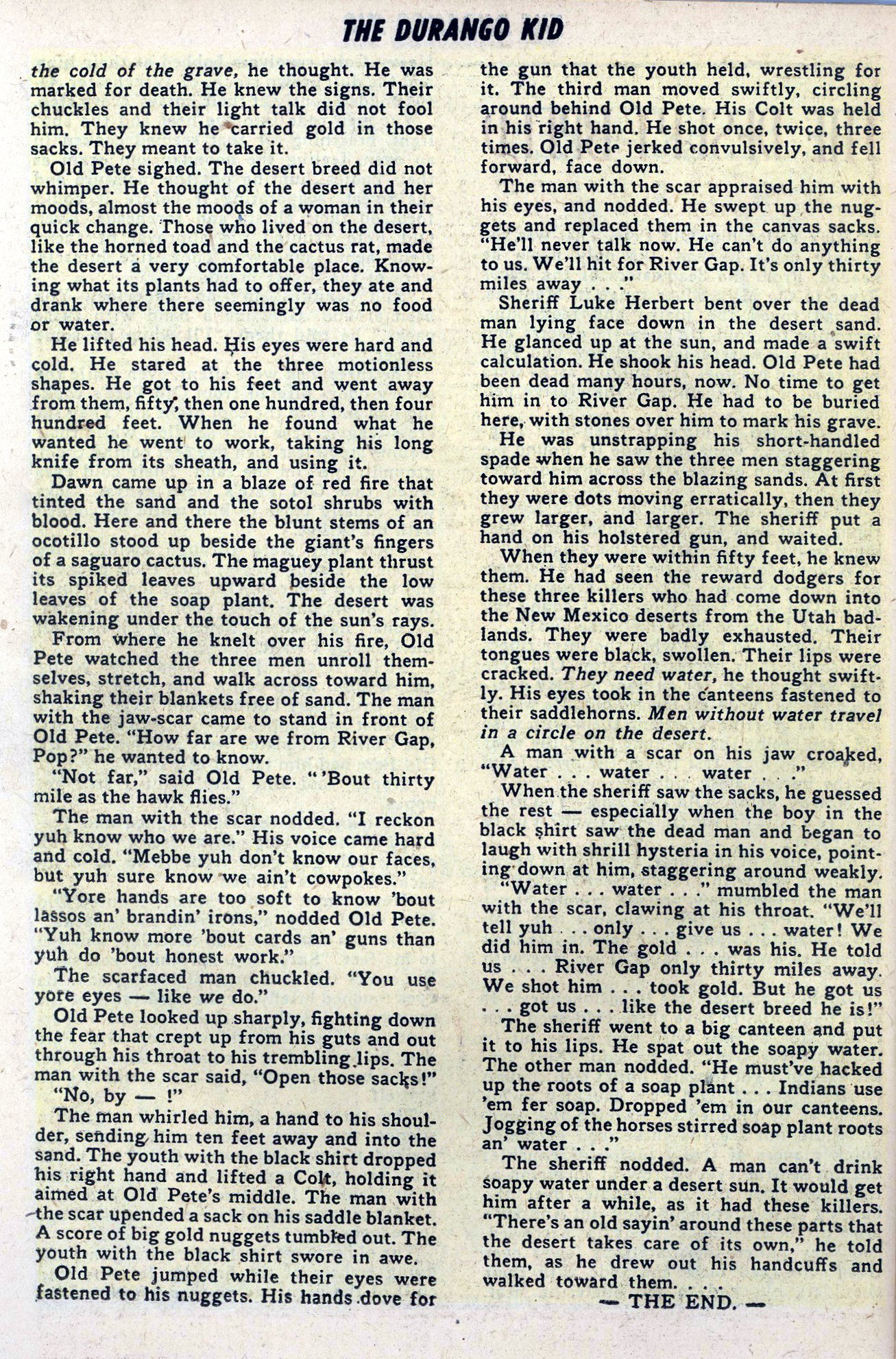 Read online Charles Starrett as The Durango Kid comic -  Issue #6 - 26