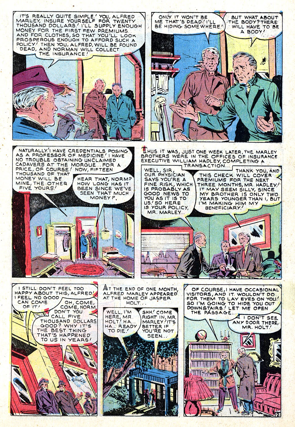 Read online Crime Cases Comics (1951) comic -  Issue #5 - 13