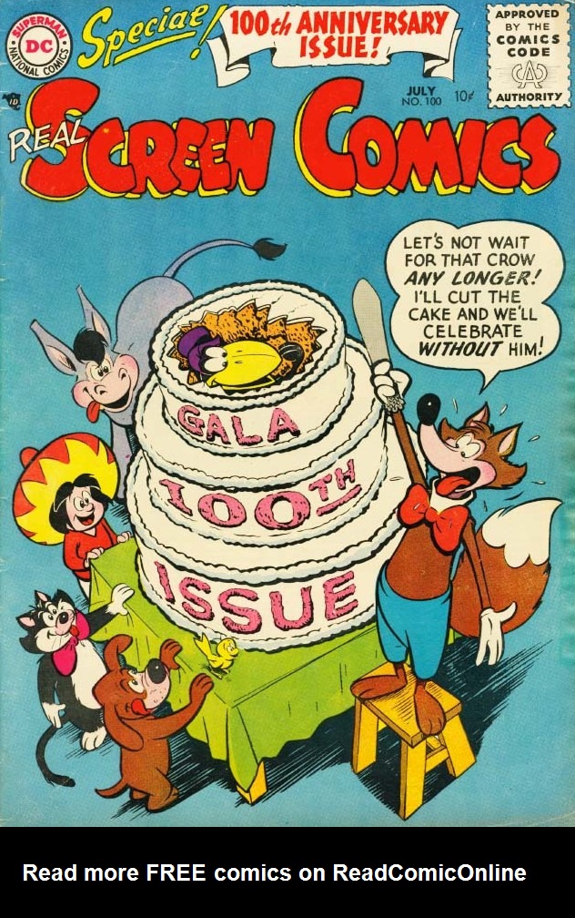 Read online Real Screen Comics comic -  Issue #100 - 1