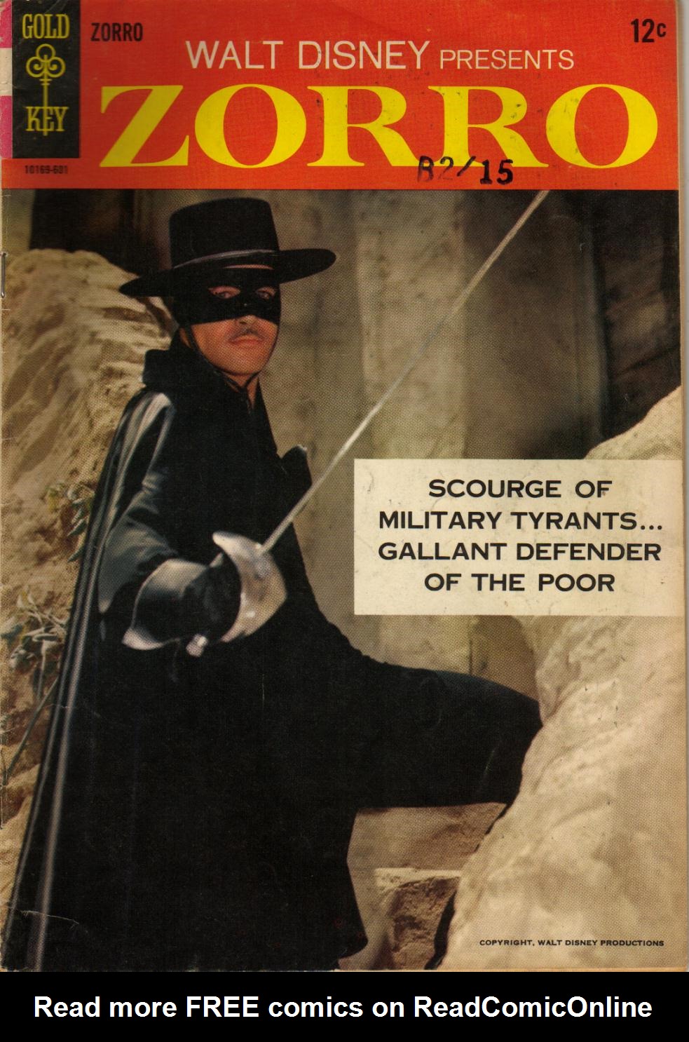 Read online Zorro (1966) comic -  Issue #1 - 1