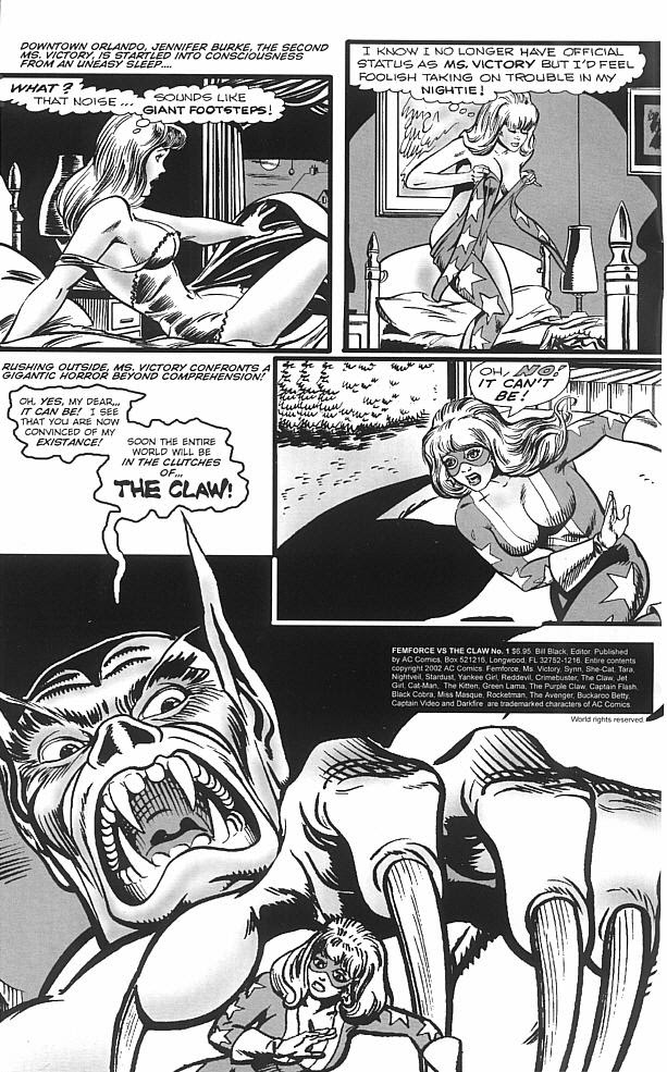 Read online FemForce Versus The Claw comic -  Issue # Full - 2