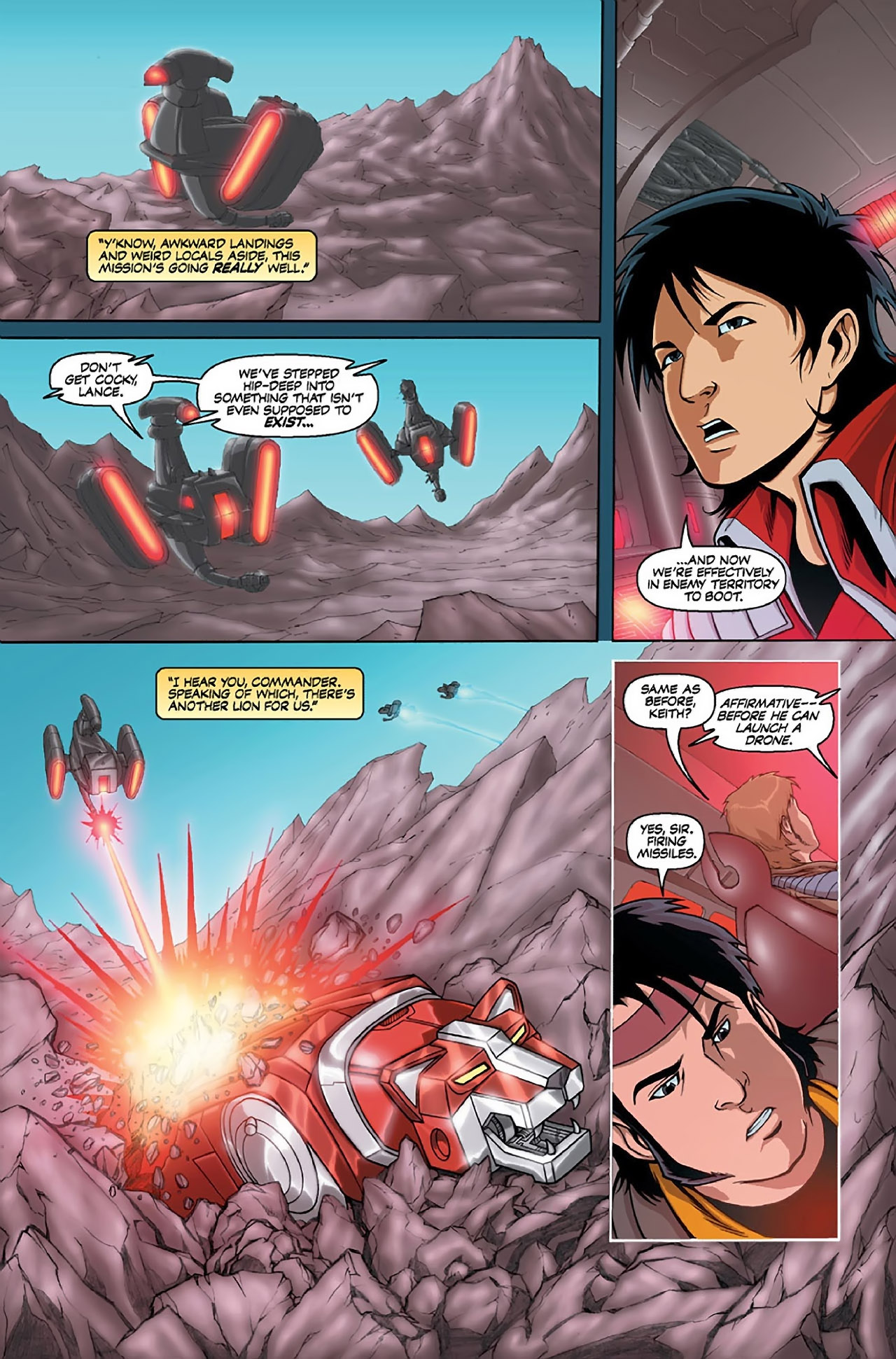 Read online Voltron: Defender of the Universe (Existed) comic -  Issue #2 - 14