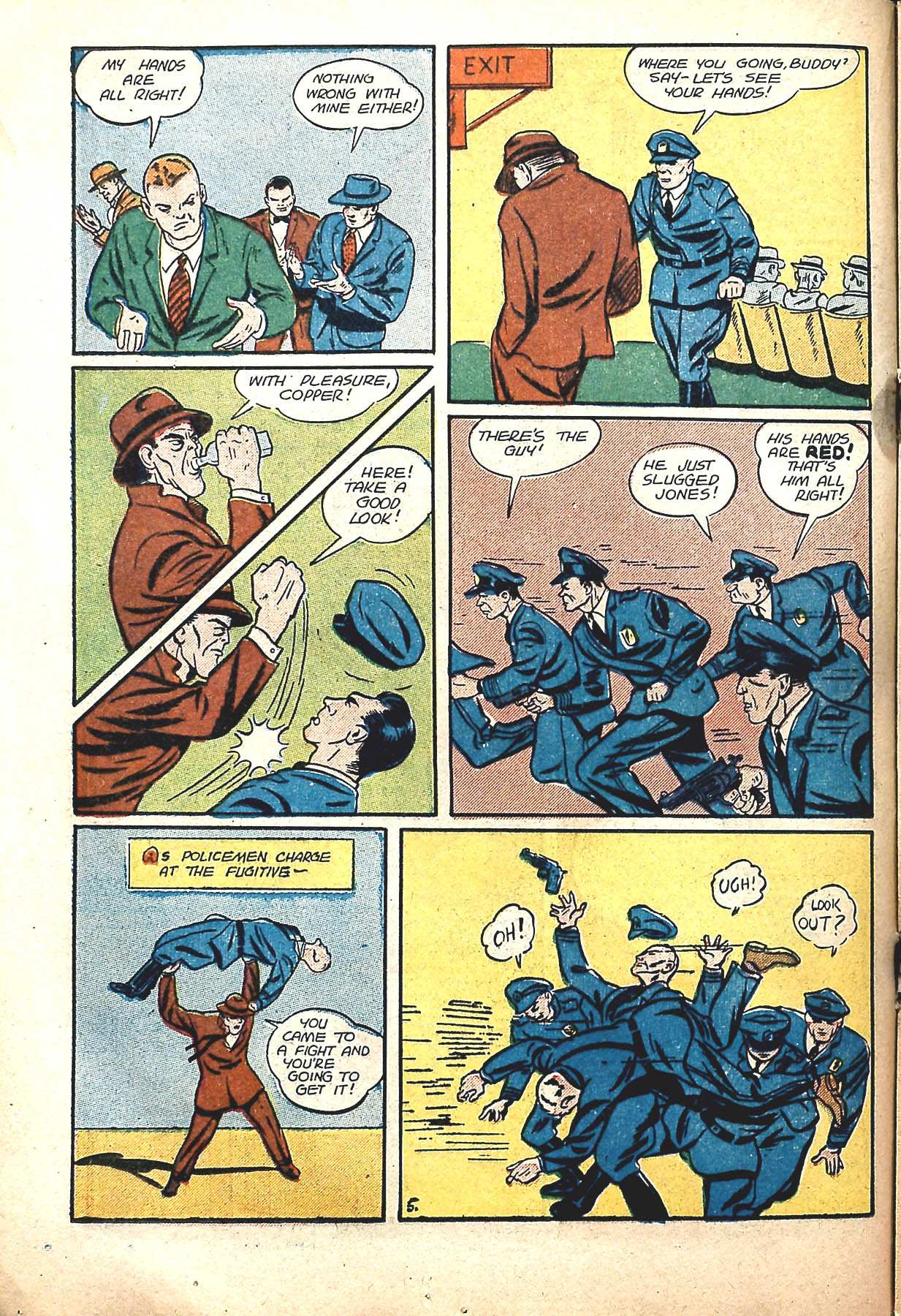 Read online Captain Battle Comics comic -  Issue #3 - 25