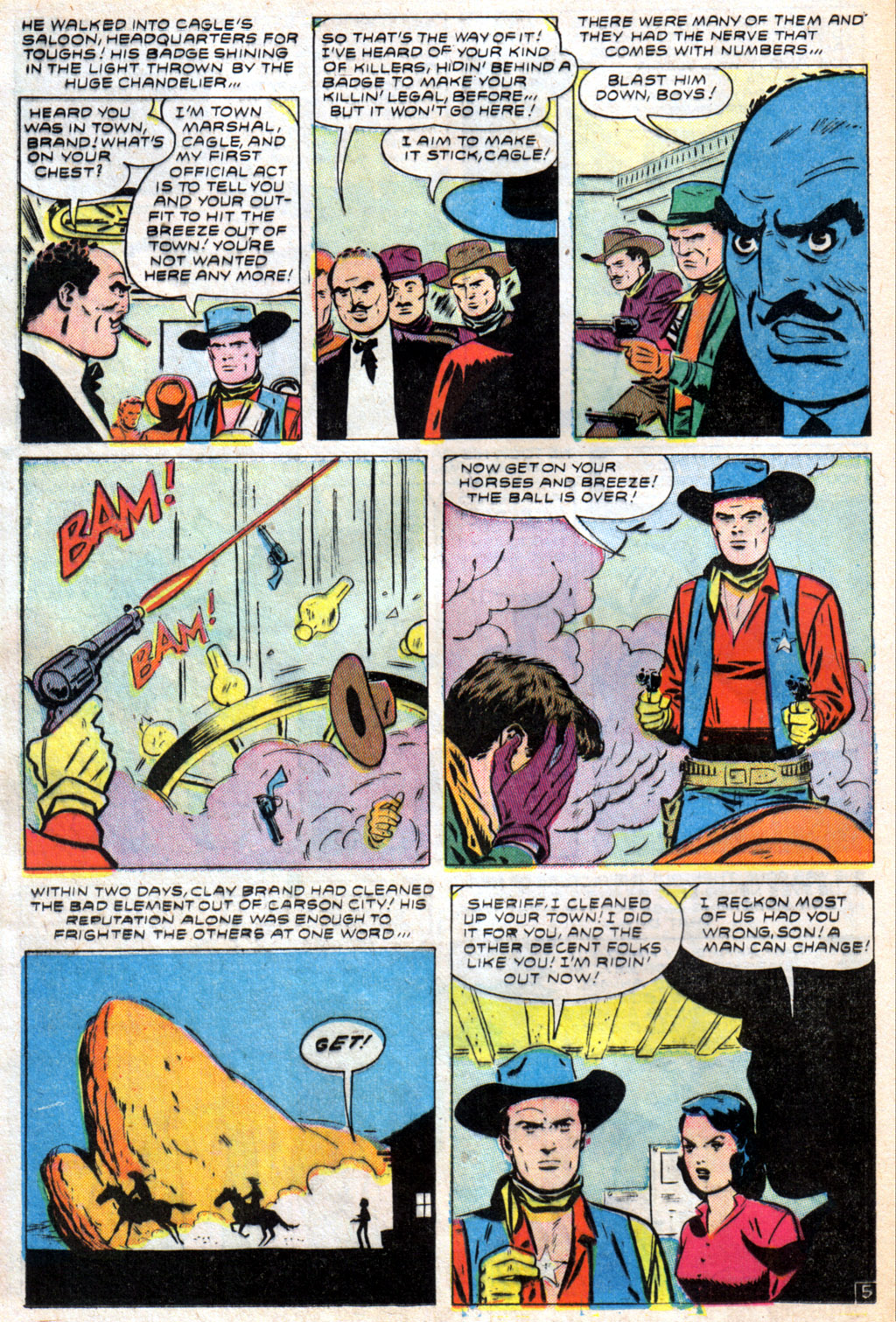Read online Western Outlaws (1954) comic -  Issue #6 - 24