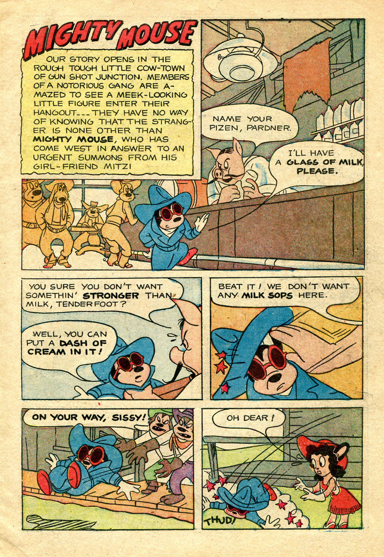 Read online Paul Terry's Mighty Mouse Comics comic -  Issue #37 - 3