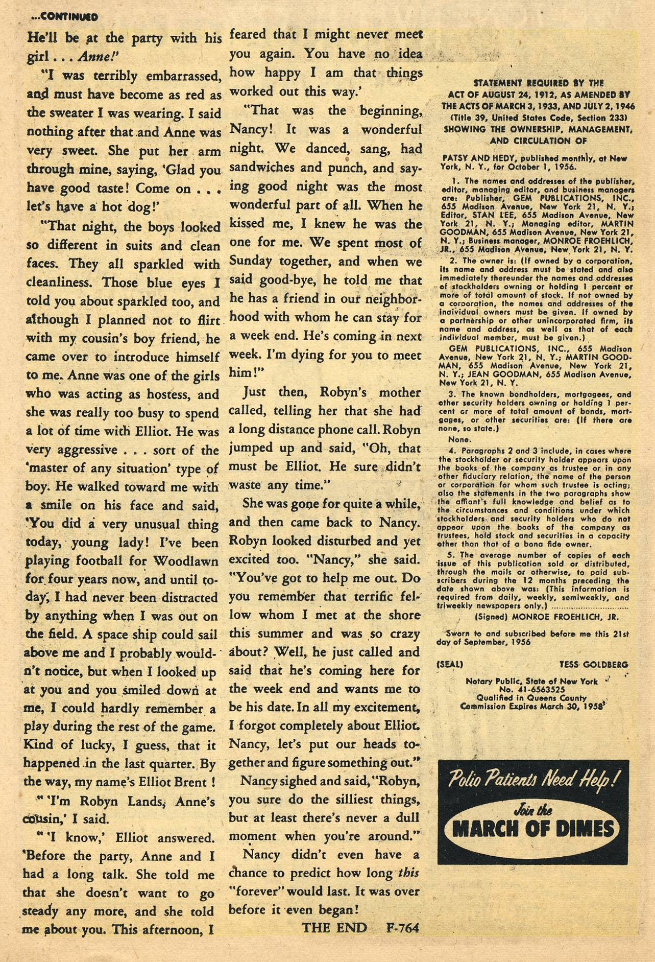 Read online Patsy and Hedy comic -  Issue #51 - 26