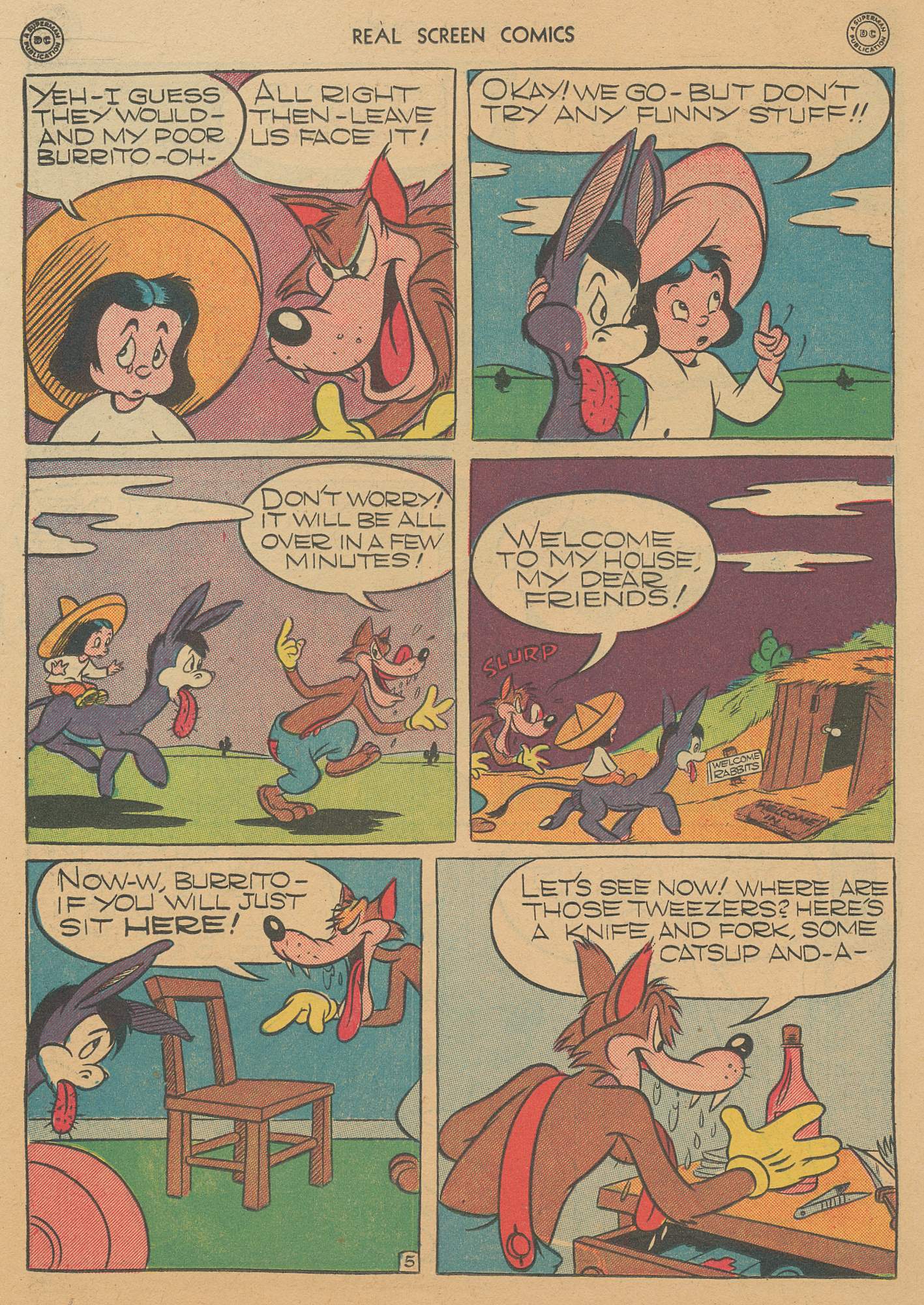 Read online Real Screen Comics comic -  Issue #5 - 21