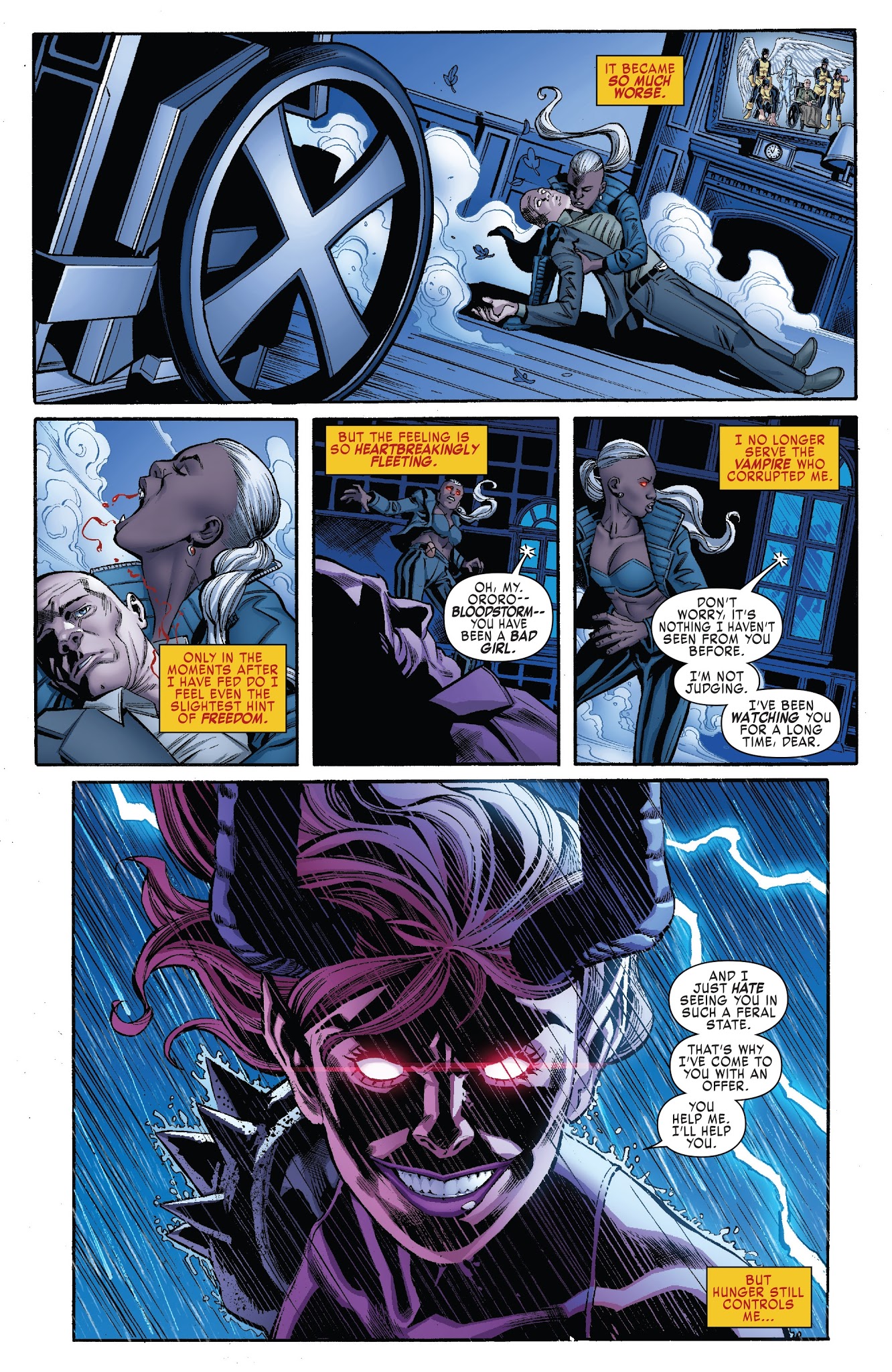 Read online X-Men: Blue comic -  Issue #12 - 4