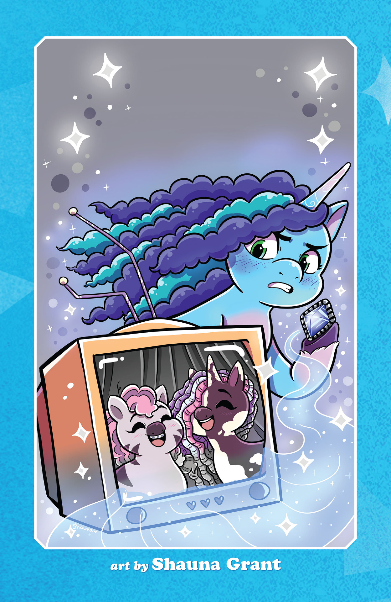 Read online My Little Pony: Black, White & Blue comic -  Issue # Full - 34