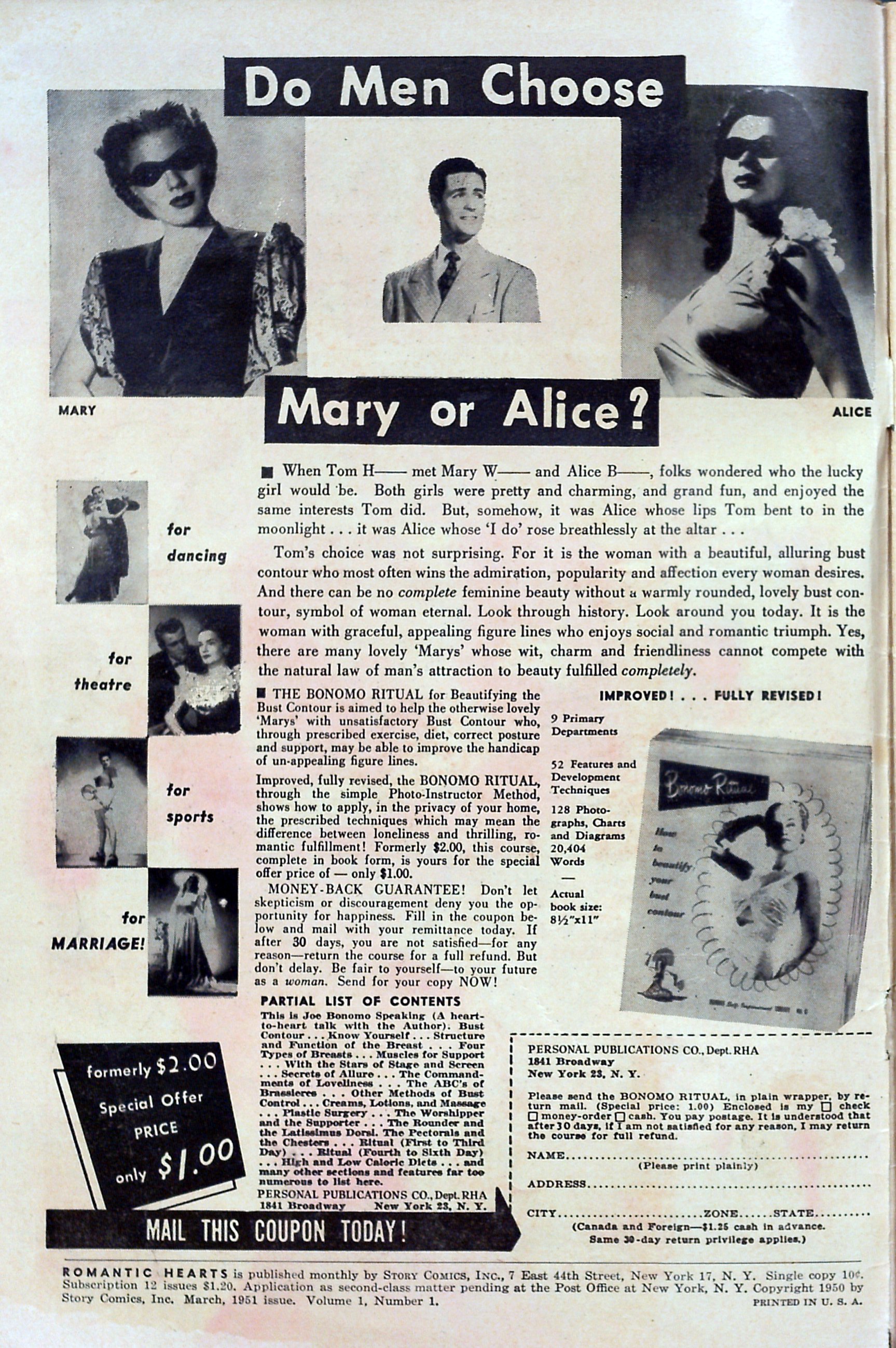 Read online Romantic Hearts comic -  Issue #1 - 2