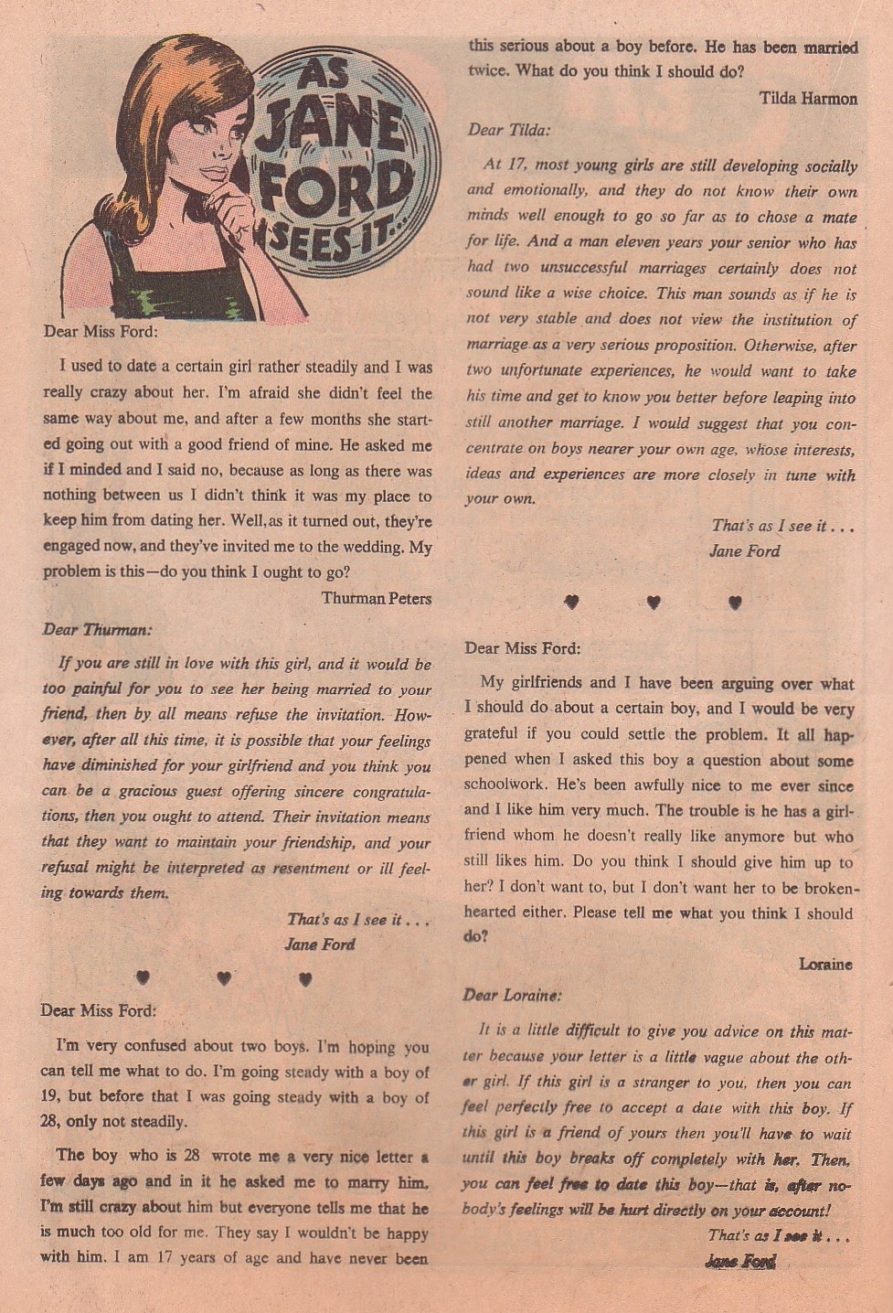 Read online Young Love (1963) comic -  Issue #65 - 16