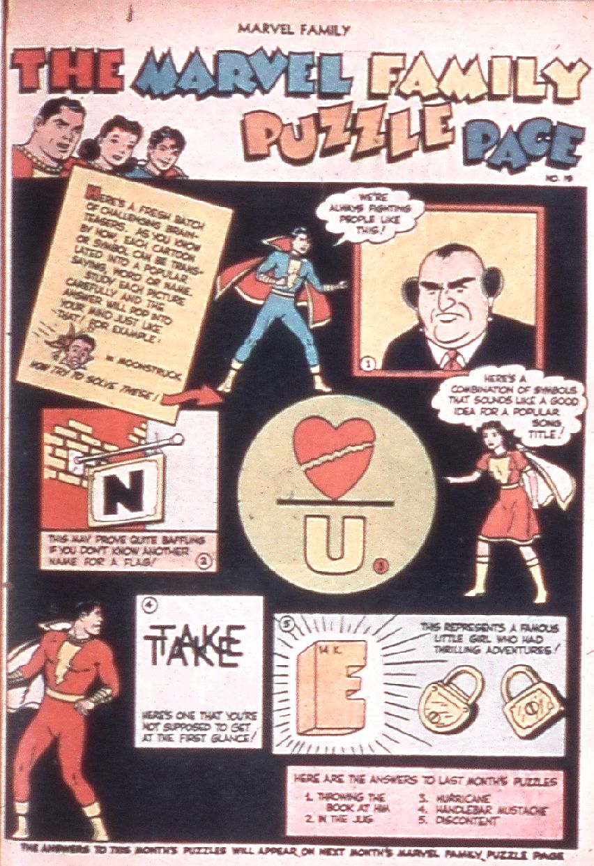 Read online The Marvel Family comic -  Issue #39 - 37