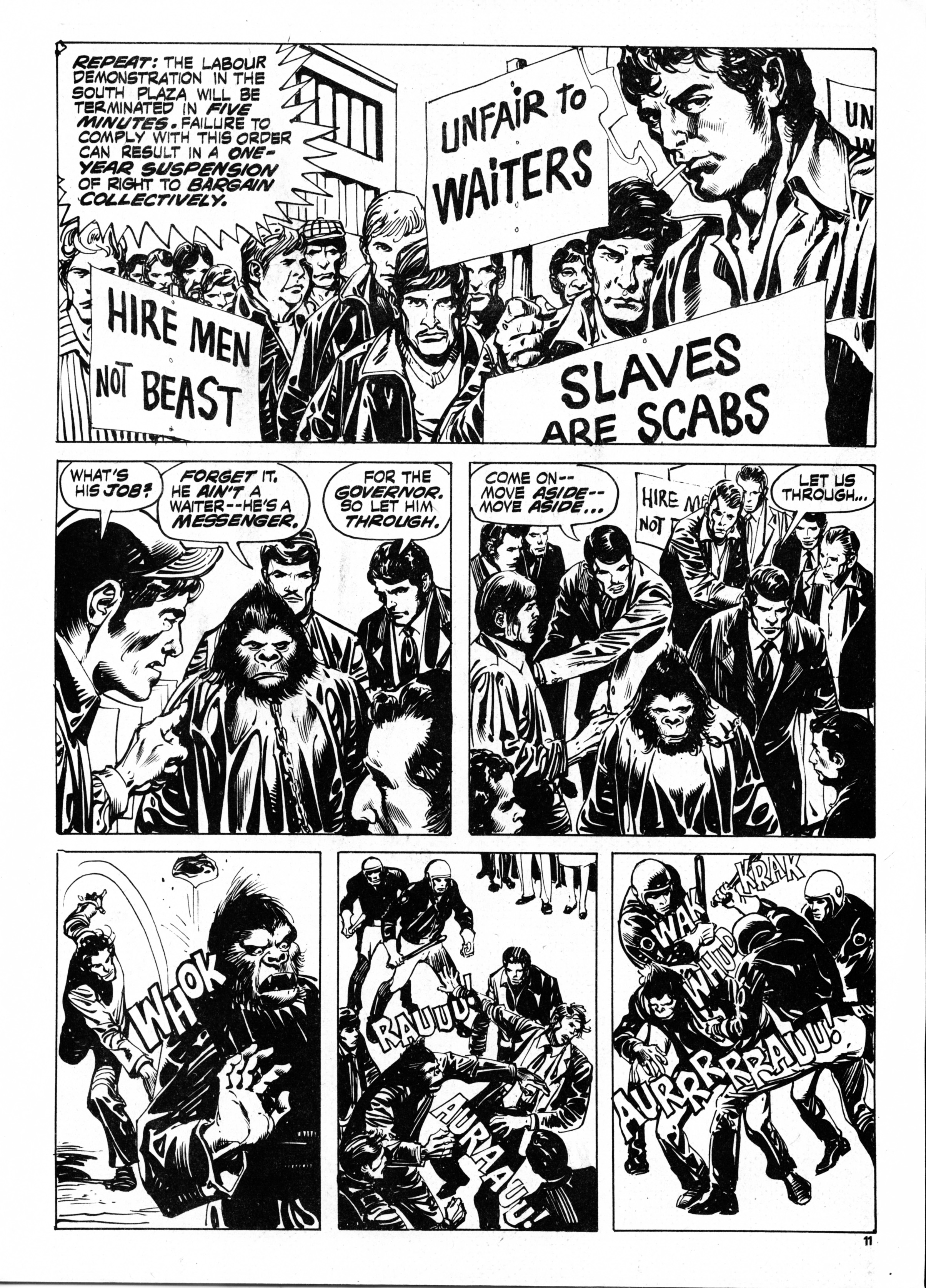 Read online Planet of the Apes (1974) comic -  Issue #64 - 11