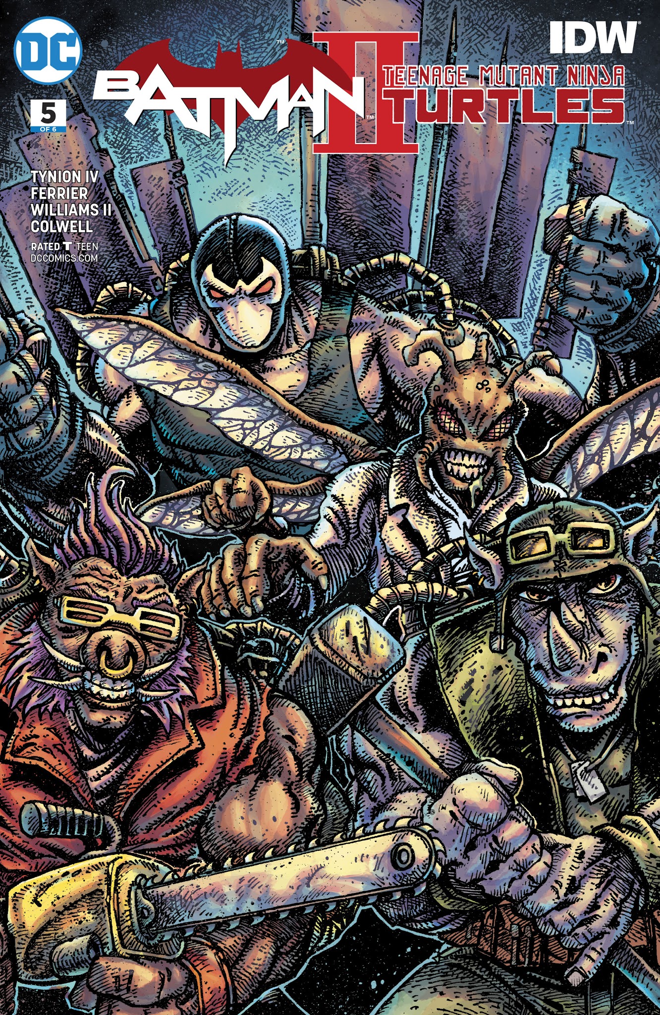 Read online Batman/Teenage Mutant Ninja Turtles II comic -  Issue #5 - 3