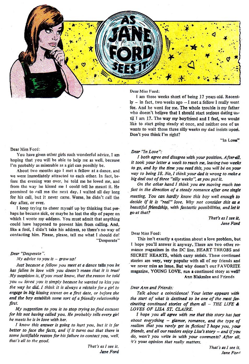Read online Young Love (1963) comic -  Issue #70 - 17