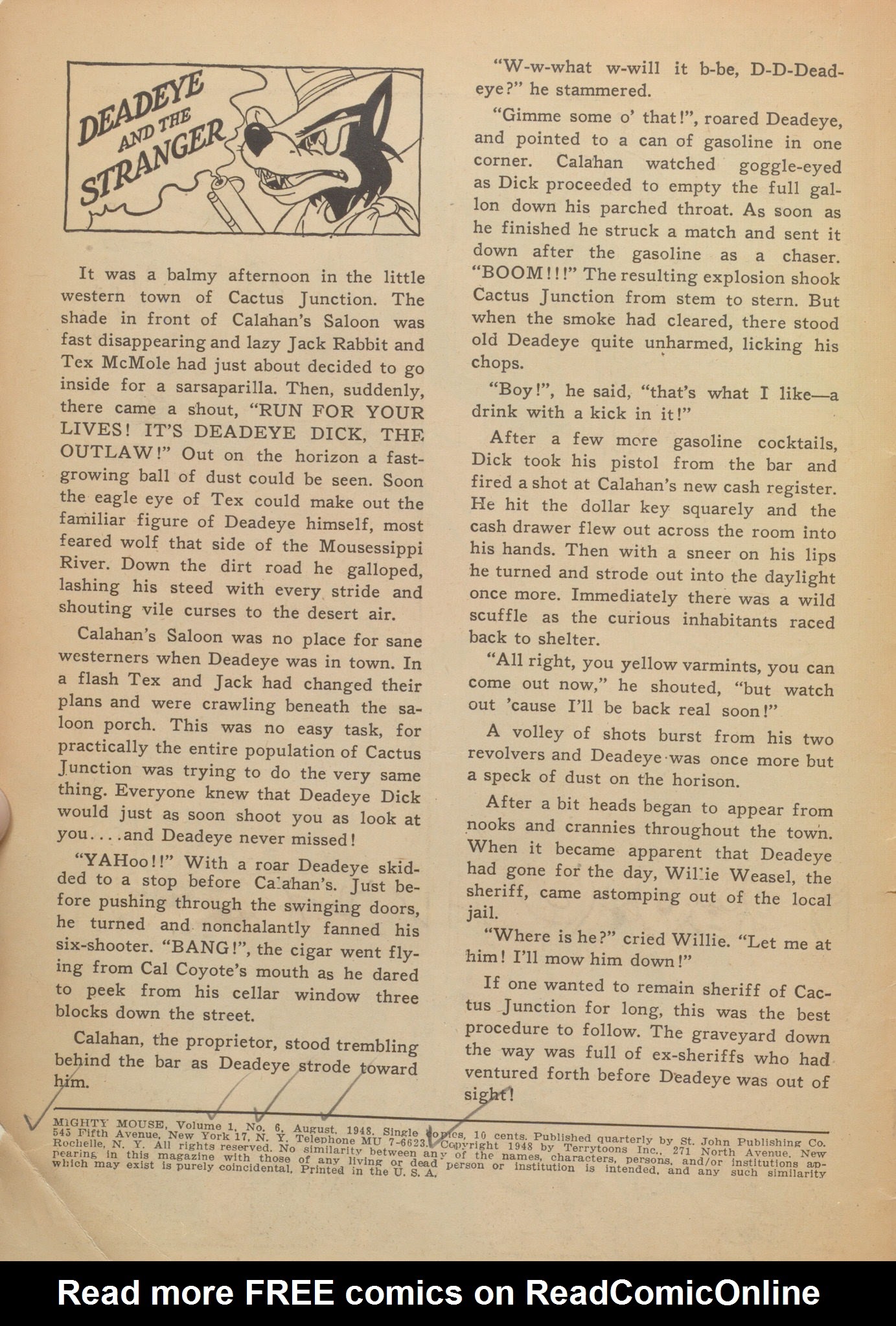 Read online Paul Terry's Mighty Mouse Comics comic -  Issue #6 - 6