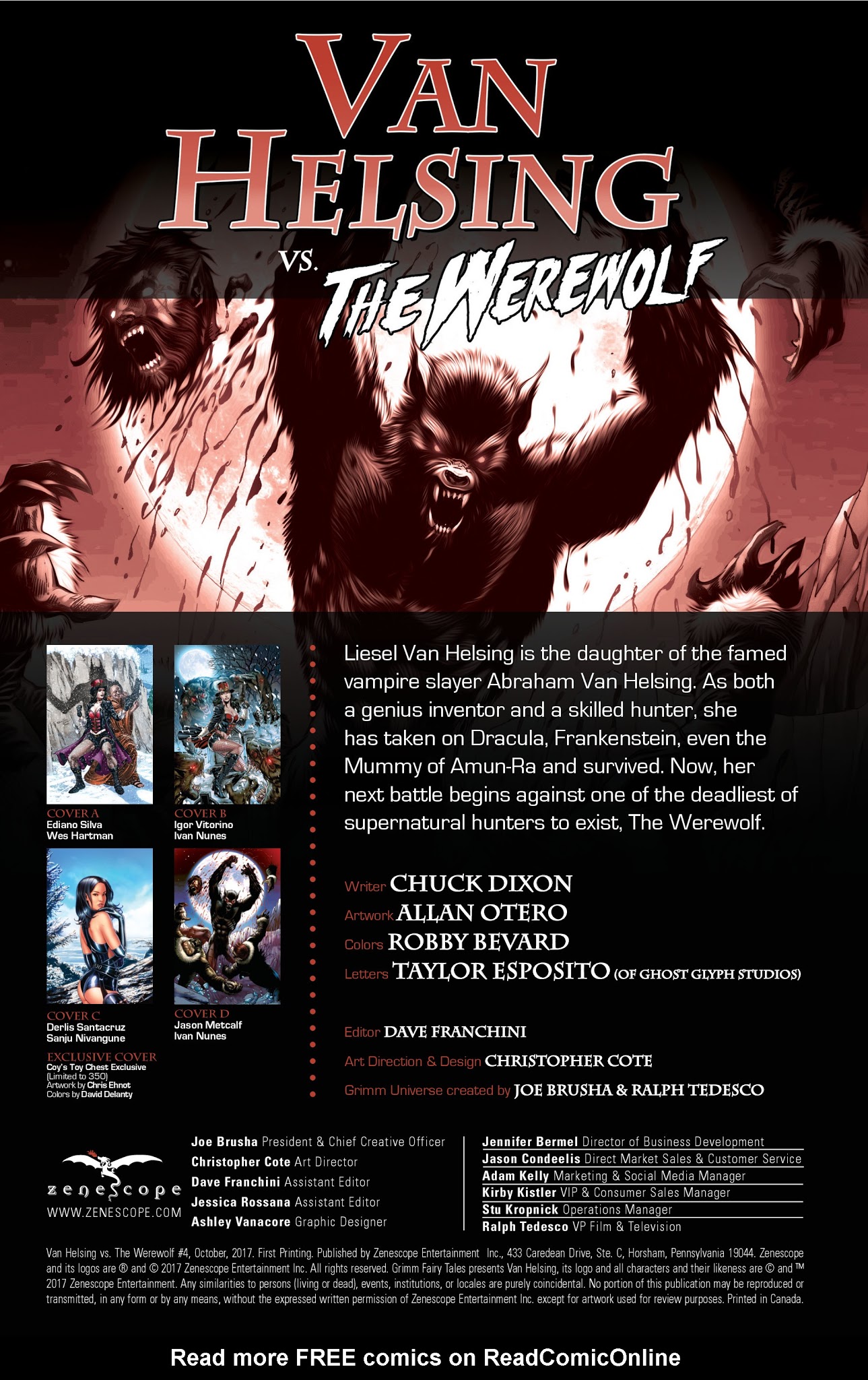 Read online Van Helsing vs. Werewolf comic -  Issue #4 - 2