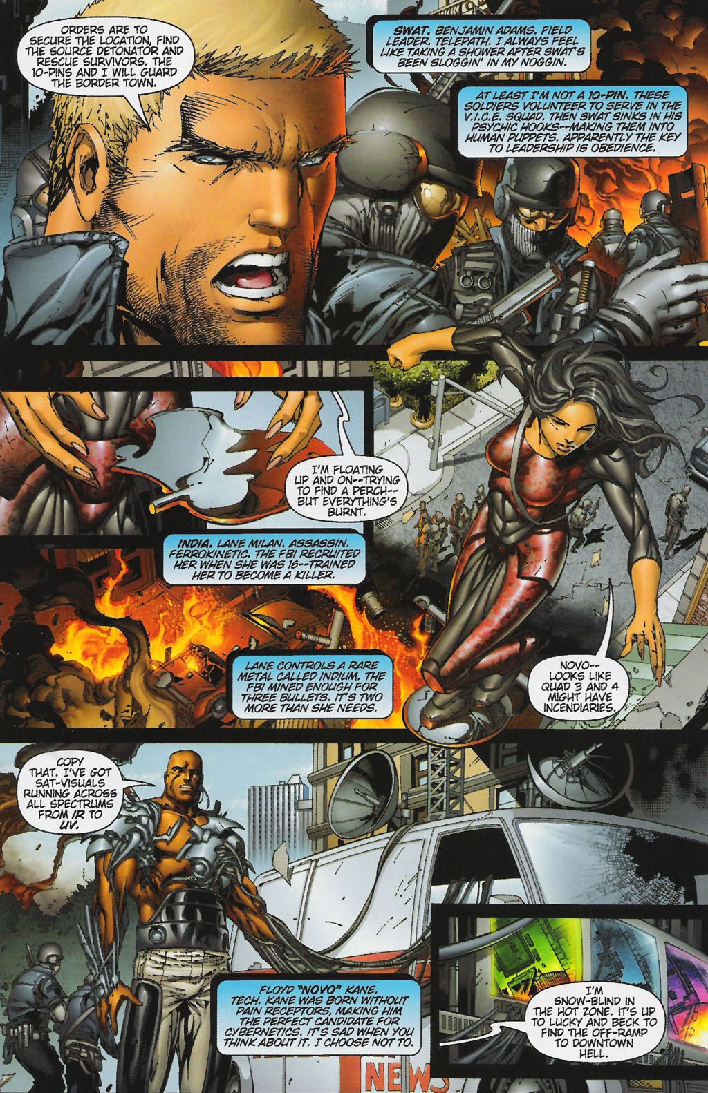 Read online V.I.C.E. (Violent Incident Control Enforcement) comic -  Issue #1 - 5