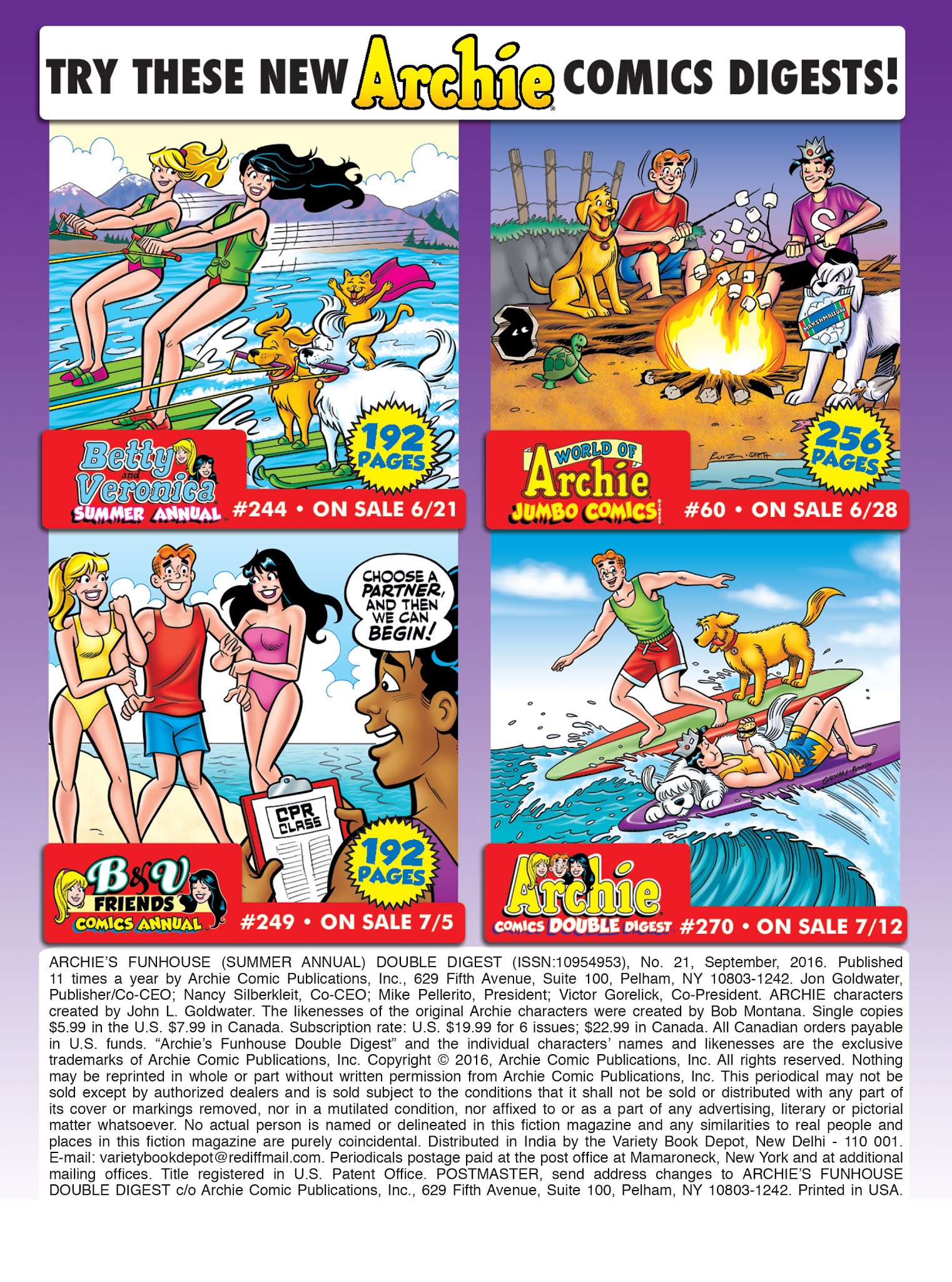 Read online Archie's Funhouse Double Digest comic -  Issue #21 - 184