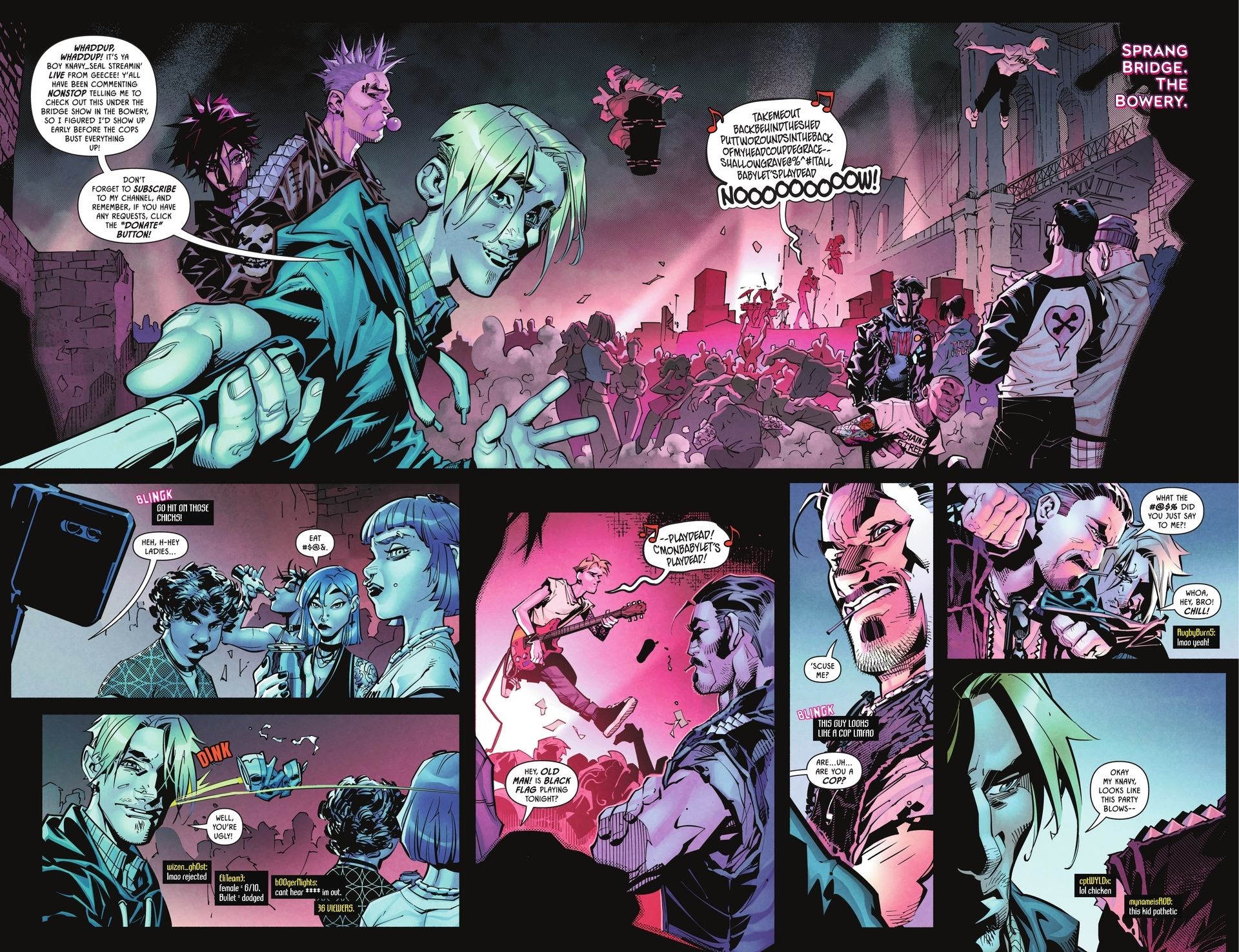 Read online Punchline: The Gotham Game comic -  Issue #1 - 4