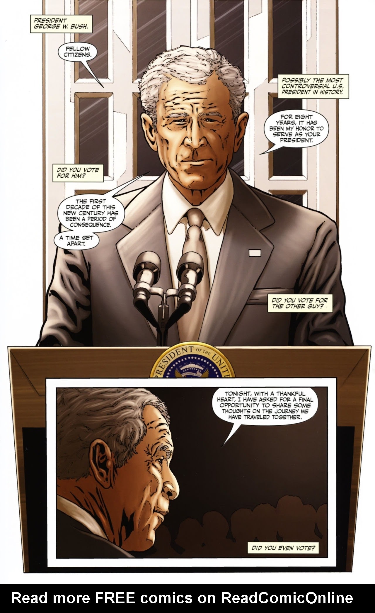 Read online Political Power: George W. Bush comic -  Issue # Full - 3