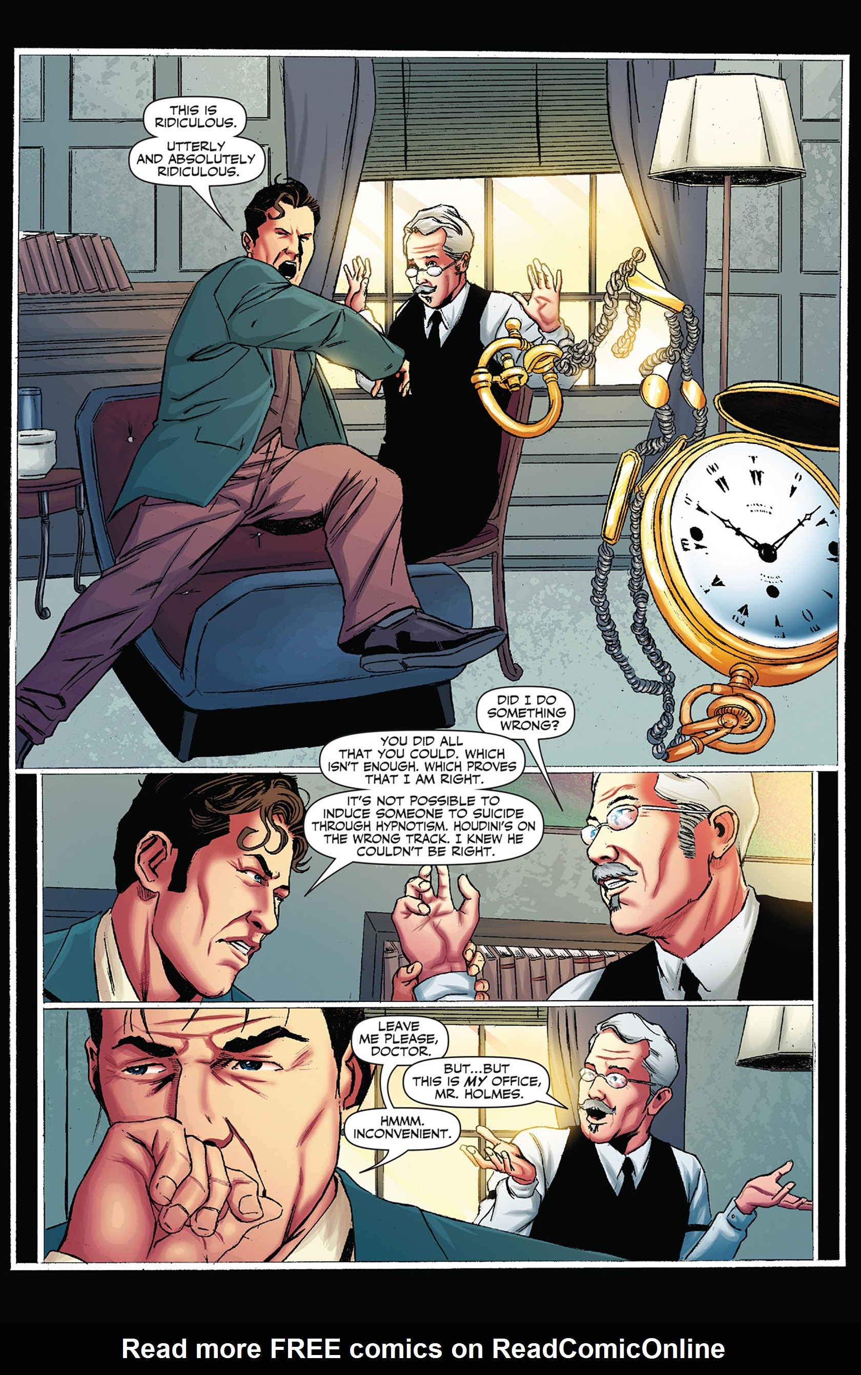 Read online Sherlock Holmes vs. Harry Houdini comic -  Issue #3 - 4