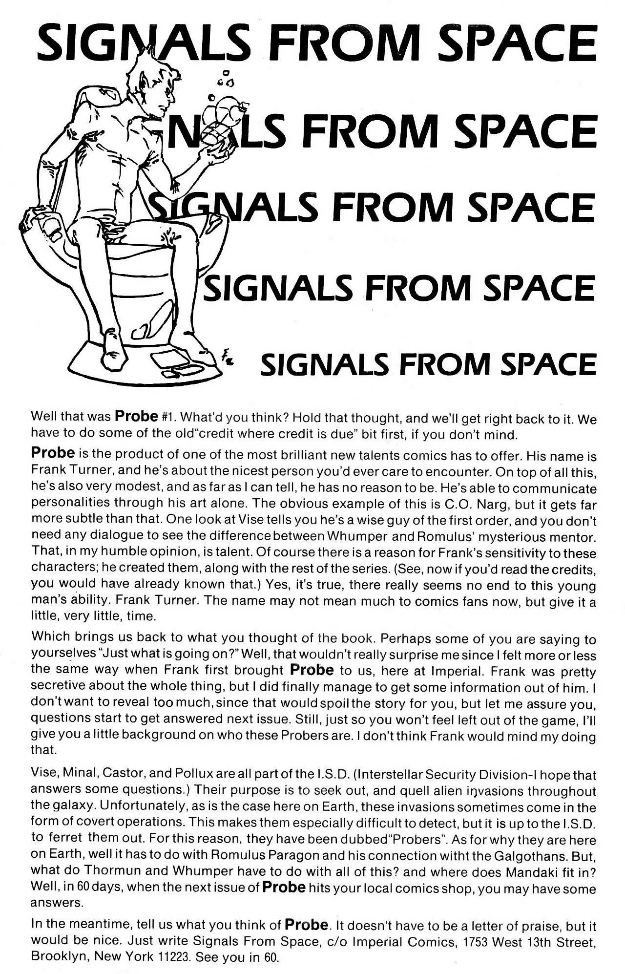 Read online Probe comic -  Issue #1 - 28