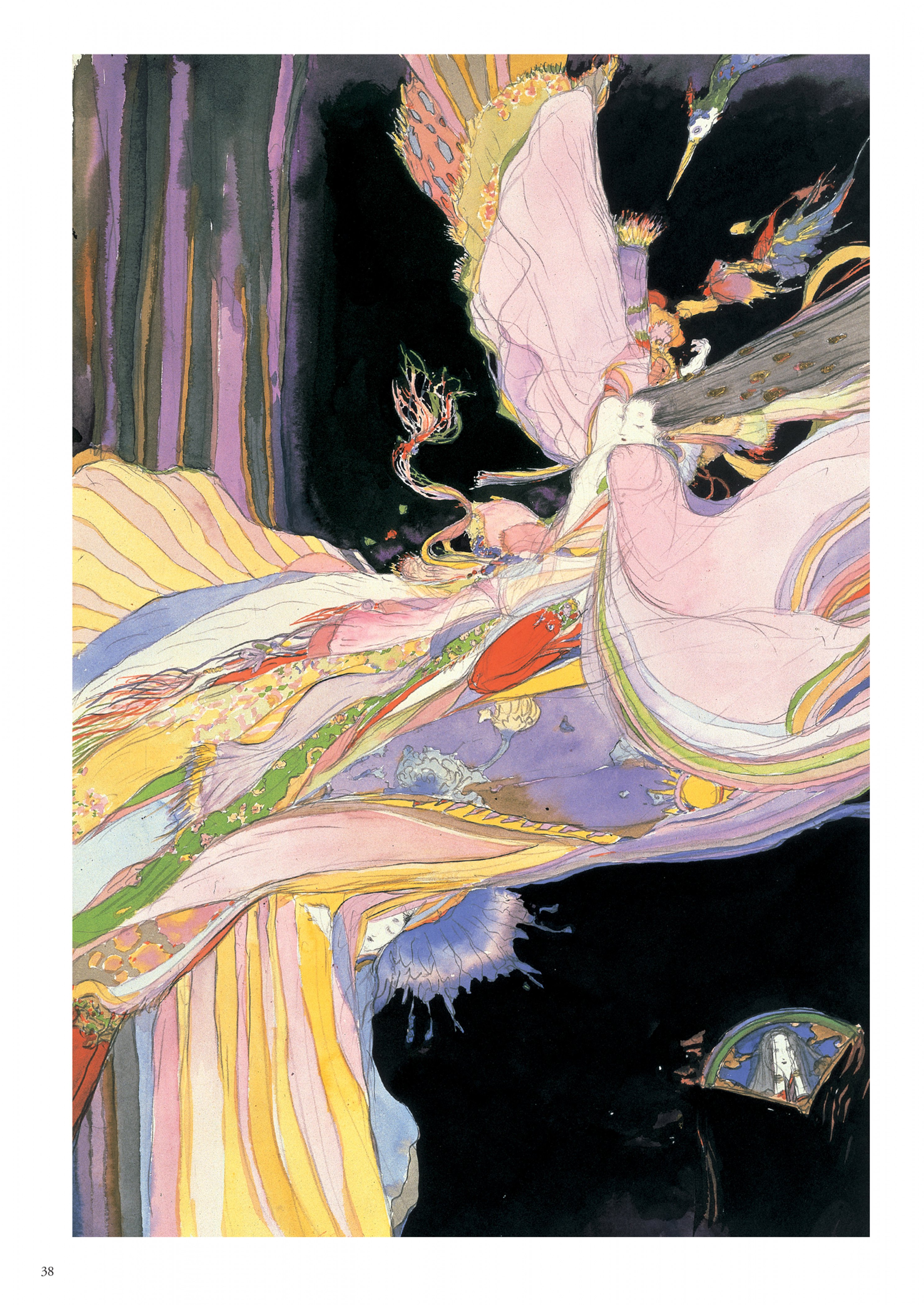 Read online Elegant Spirits: Amano's Tale of Genji and Fairies comic -  Issue # TPB - 28