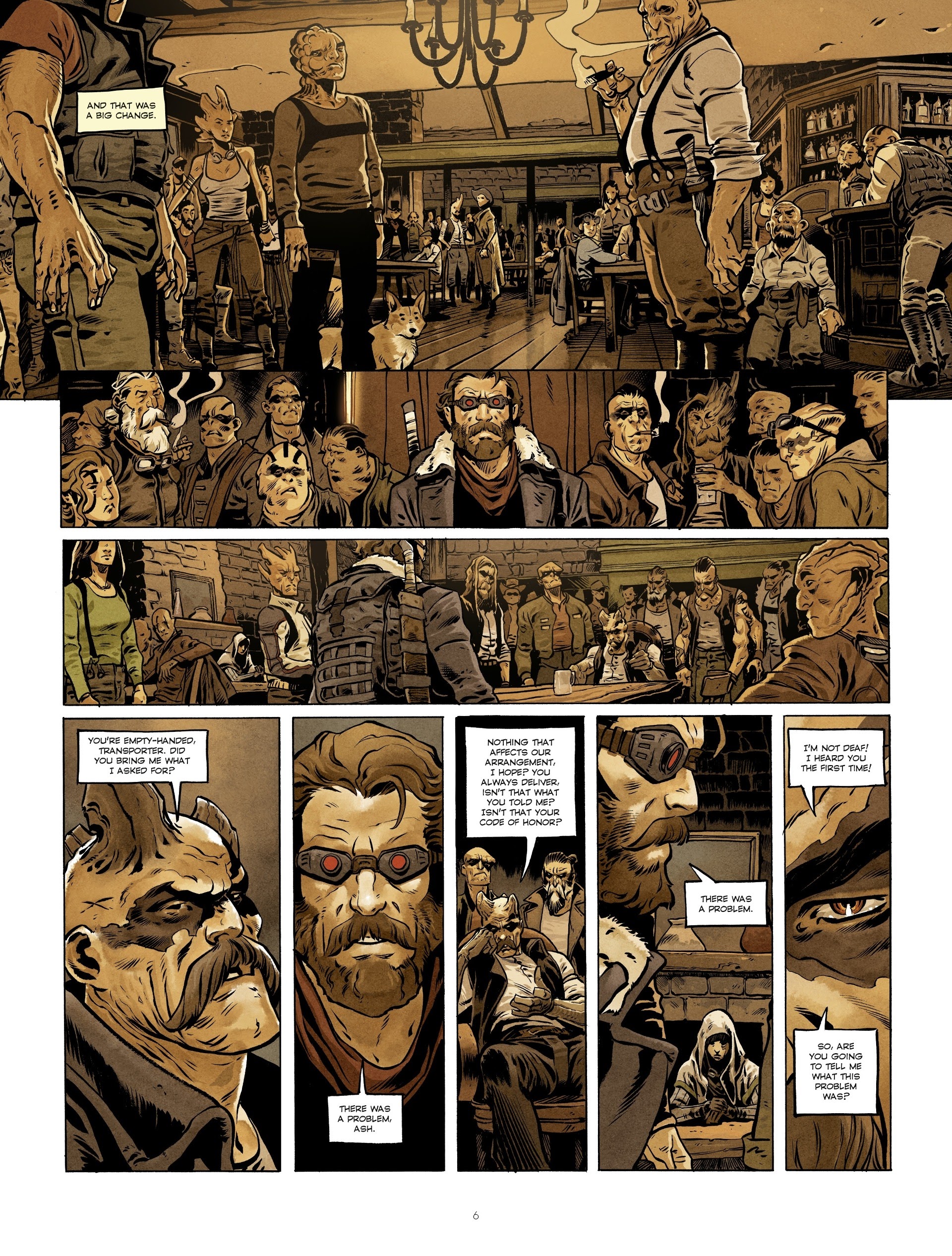 Read online The Transporter comic -  Issue #1 - 6