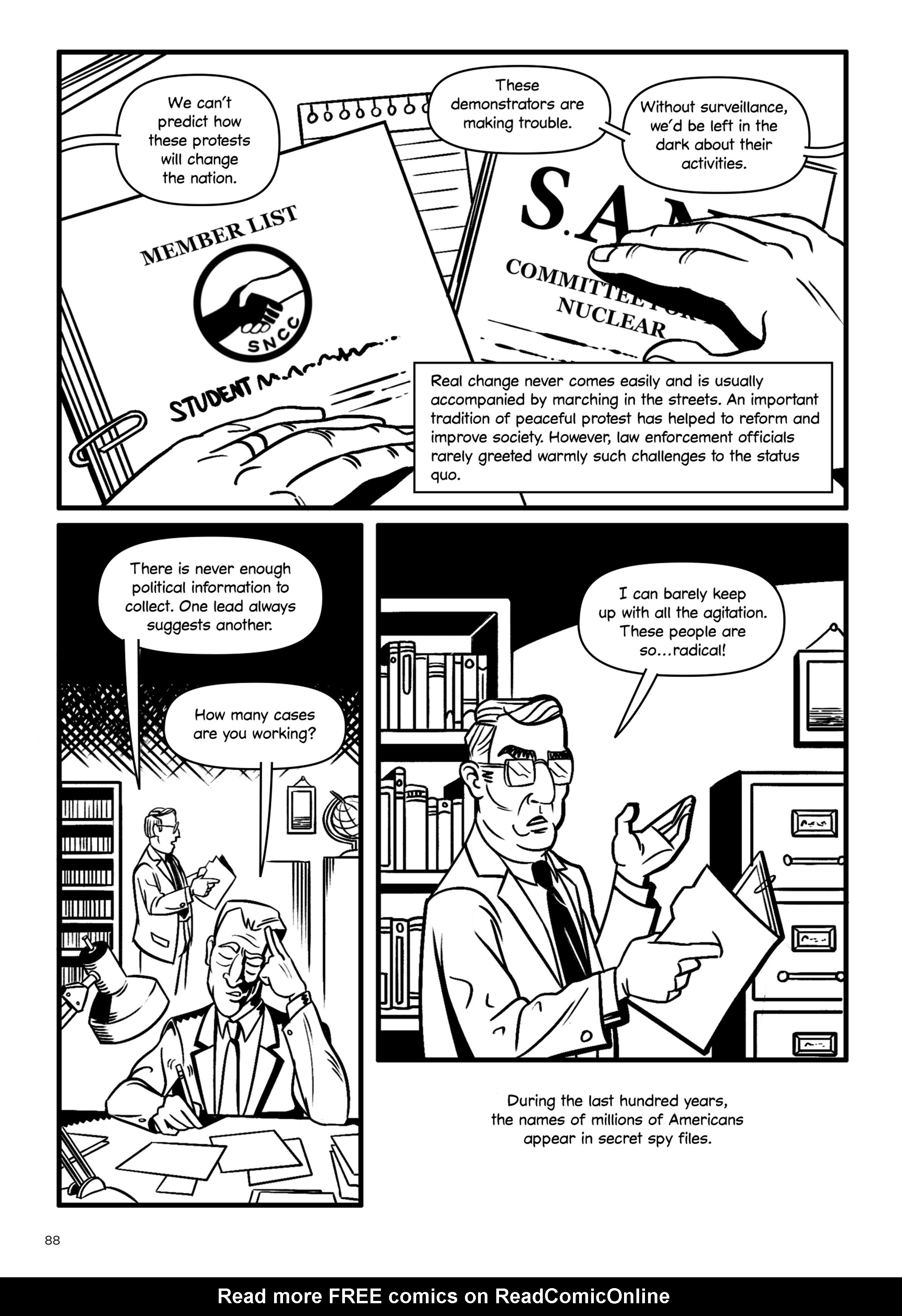 Read online The Machine Never Blinks: A Graphic History of Spying and Surveillance comic -  Issue # TPB - 98