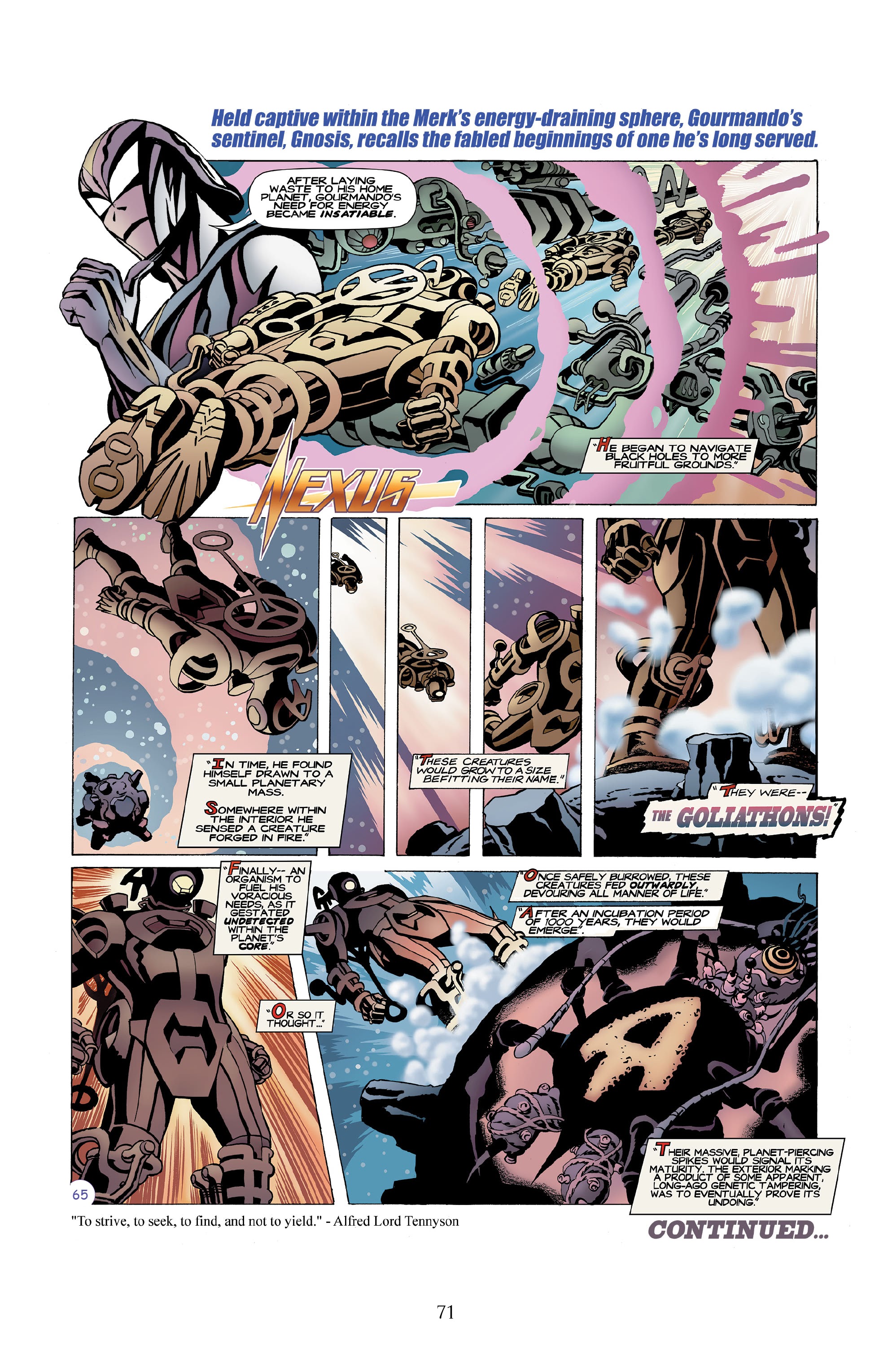 Read online Nexus Newspaper Strips: The Coming of Gourmando comic -  Issue # TPB (Part 1) - 70