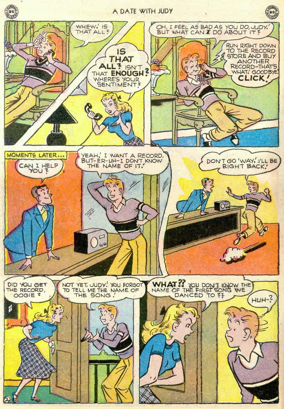 Read online A Date with Judy comic -  Issue #7 - 44