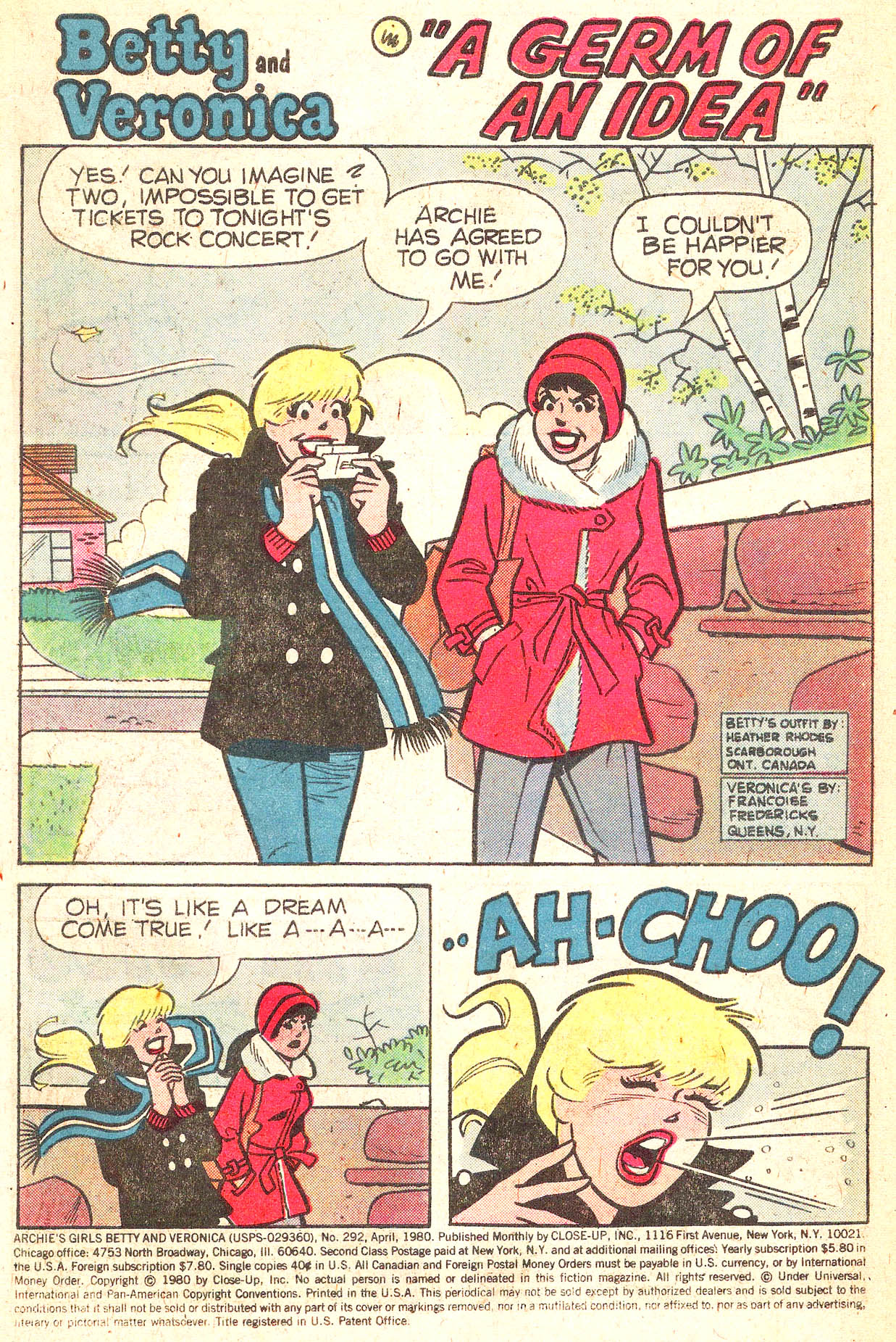 Read online Archie's Girls Betty and Veronica comic -  Issue #292 - 3
