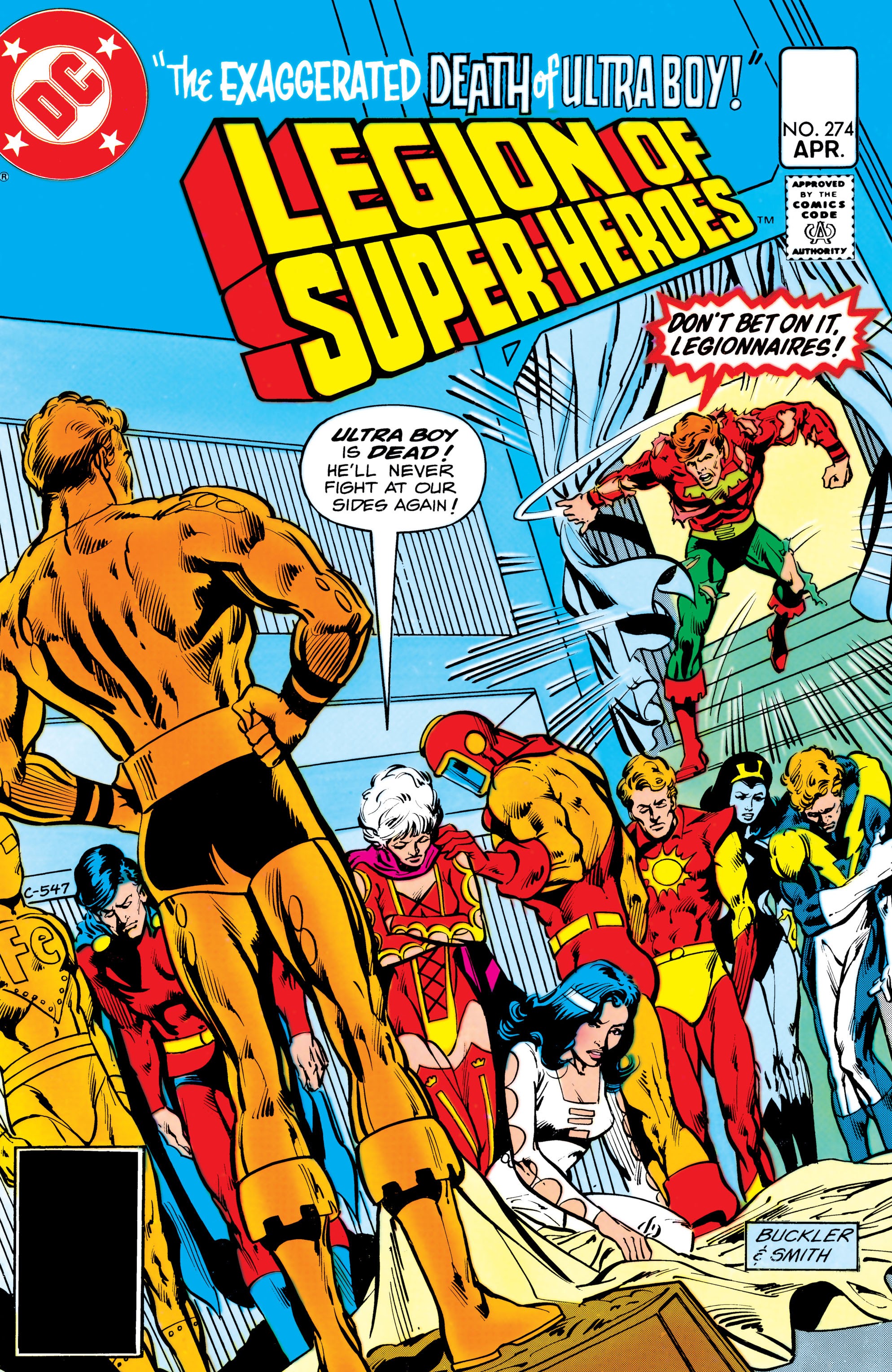 Read online Legion of Super-Heroes (1980) comic -  Issue #274 - 1