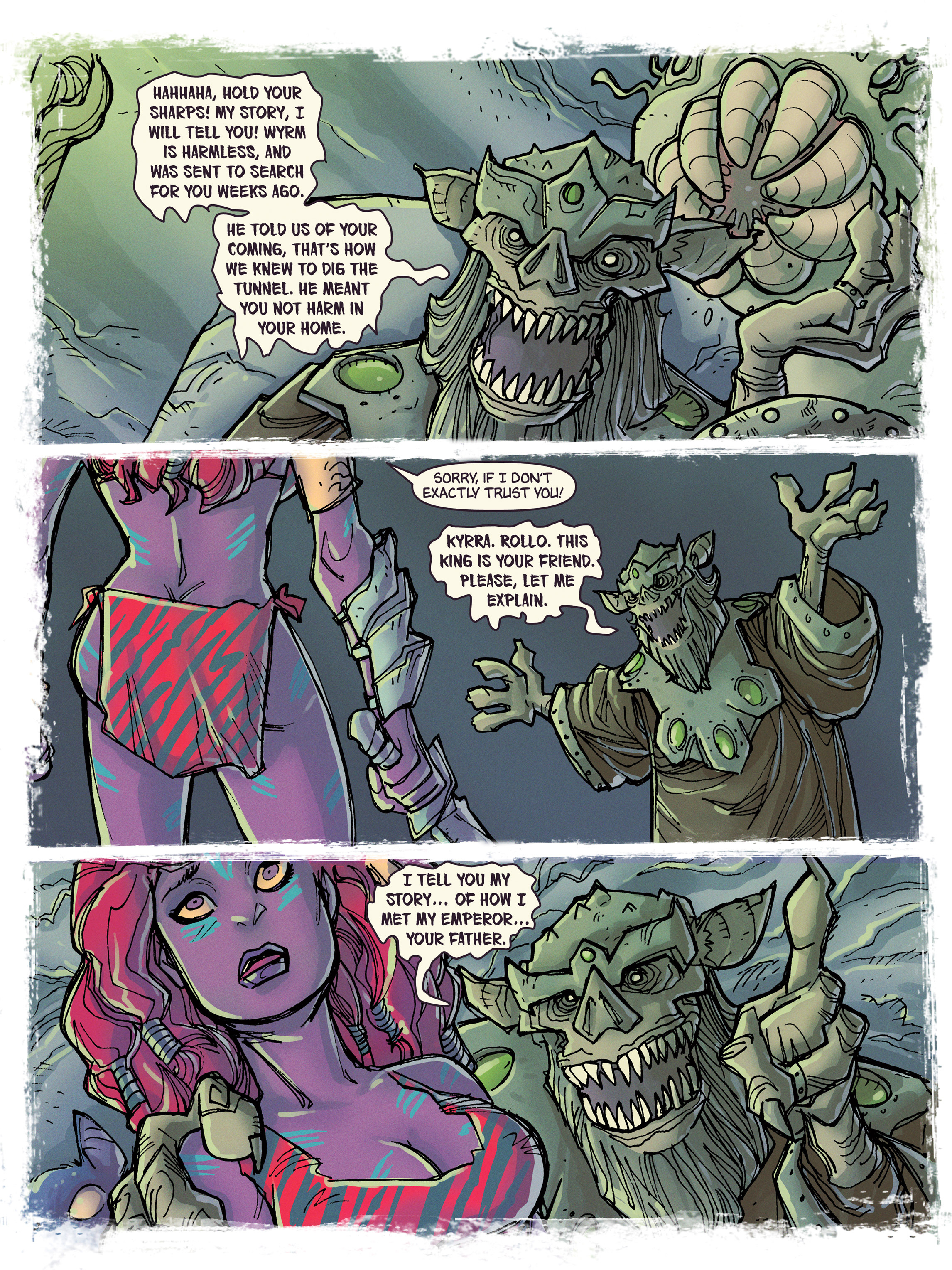 Read online Kyrra: Alien Jungle Girl comic -  Issue #6 - 17