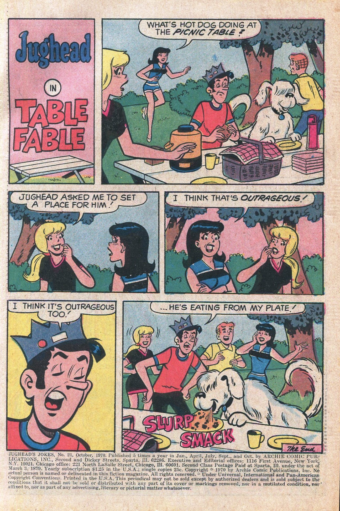 Read online Jughead's Jokes comic -  Issue #21 - 3