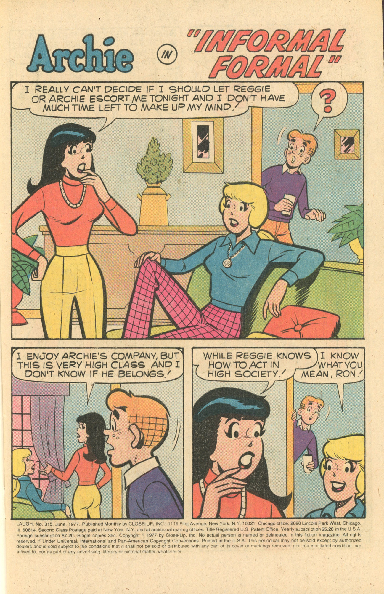 Read online Laugh (Comics) comic -  Issue #315 - 3
