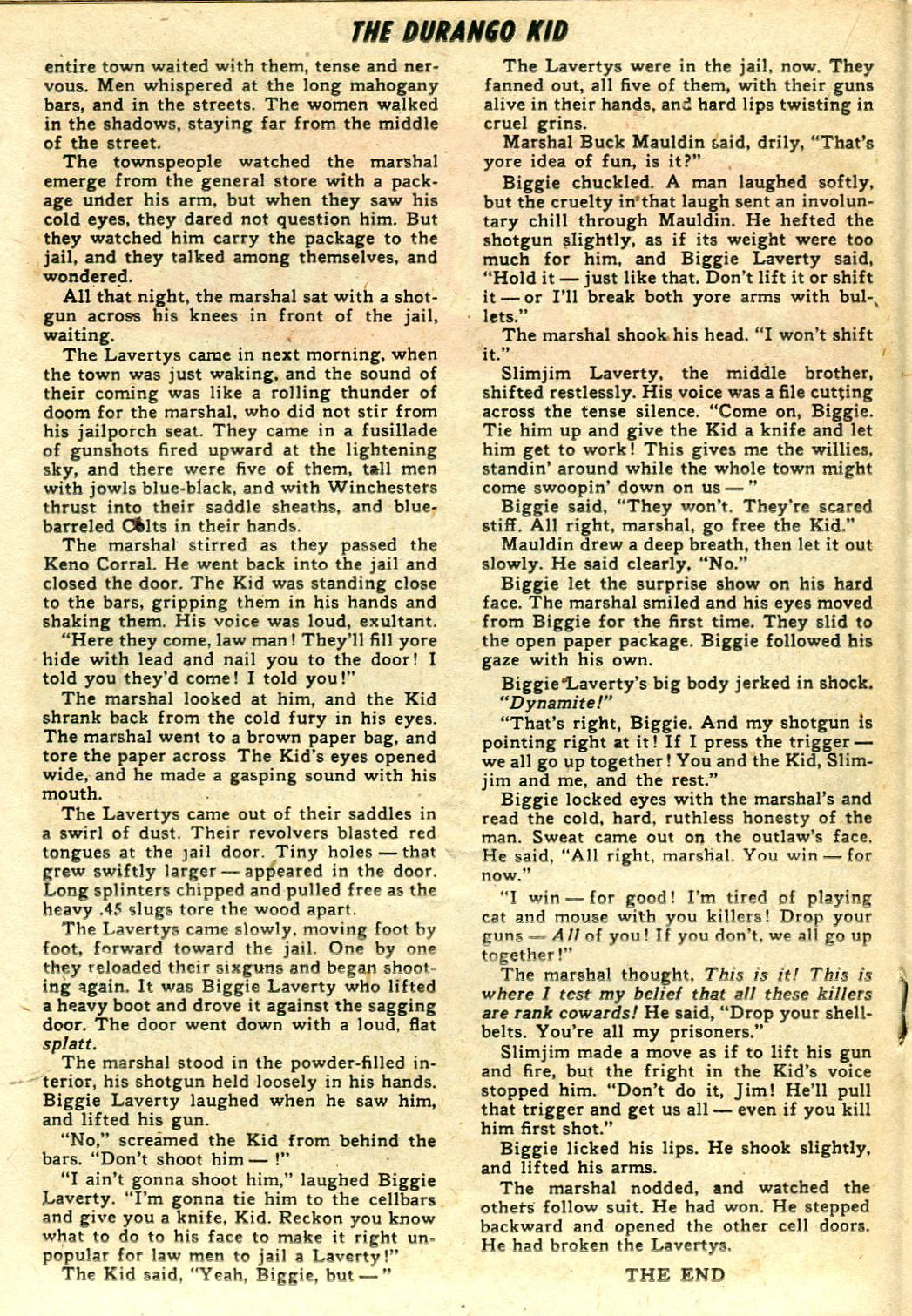 Read online Charles Starrett as The Durango Kid comic -  Issue #13 - 18