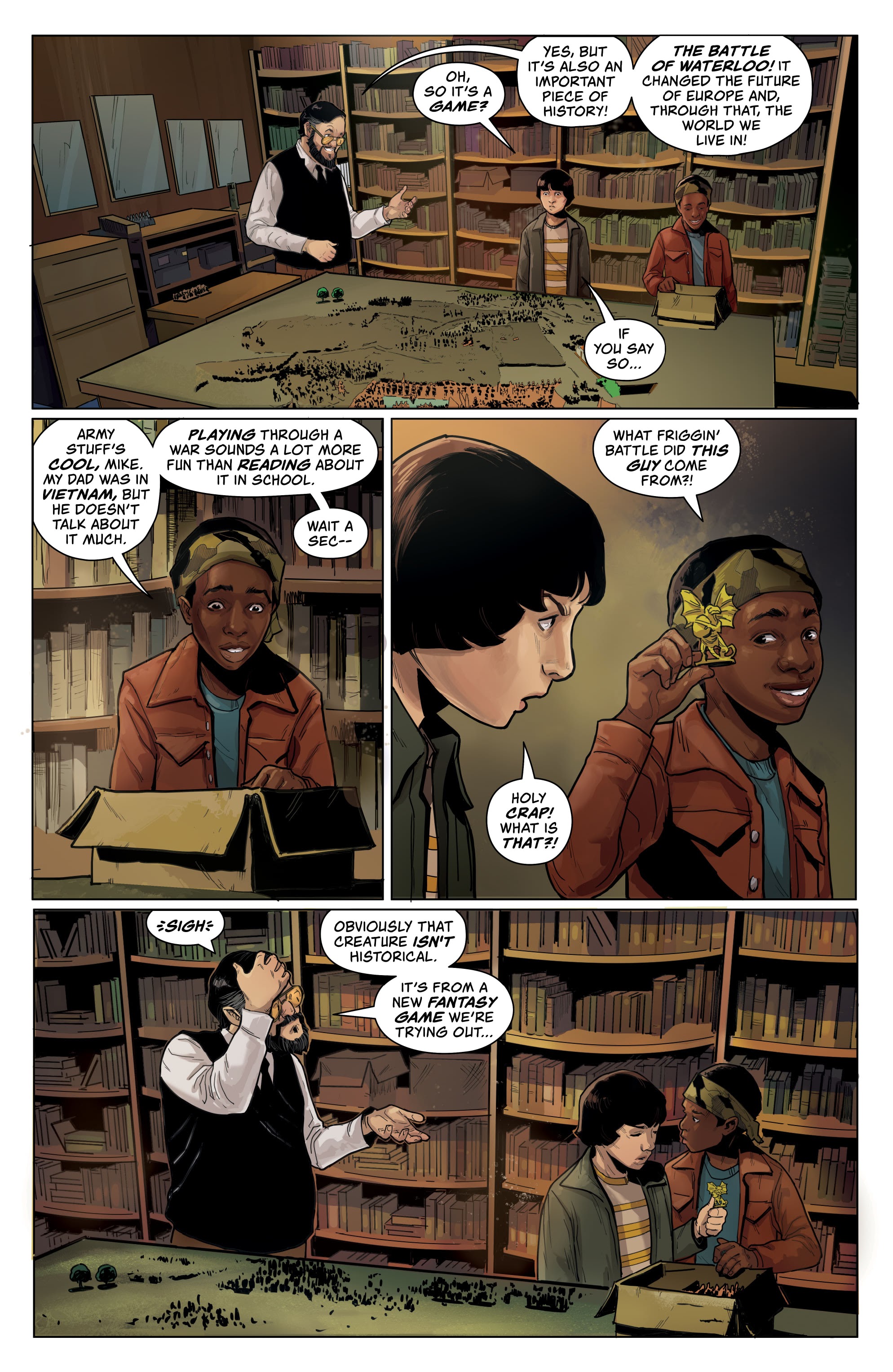Read online Stranger Things and Dungeons & Dragons comic -  Issue #1 - 6