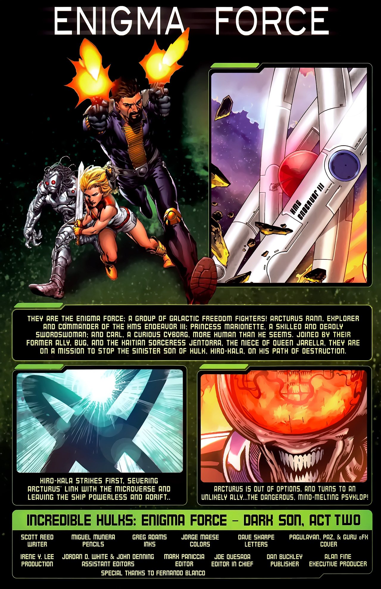 Read online Incredible Hulks: Enigma Force comic -  Issue #2 - 2