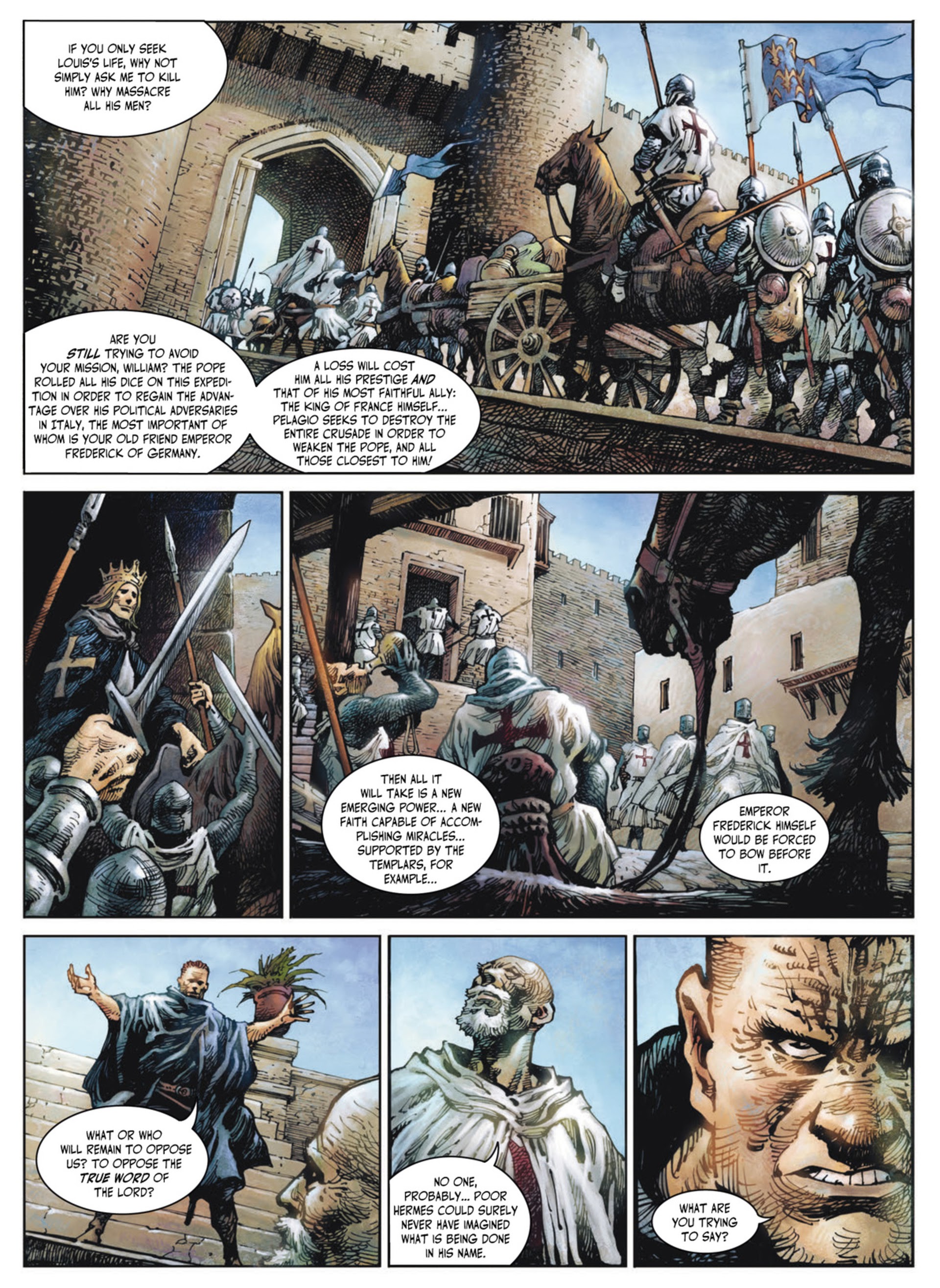 Read online Crusades comic -  Issue #3 - 21