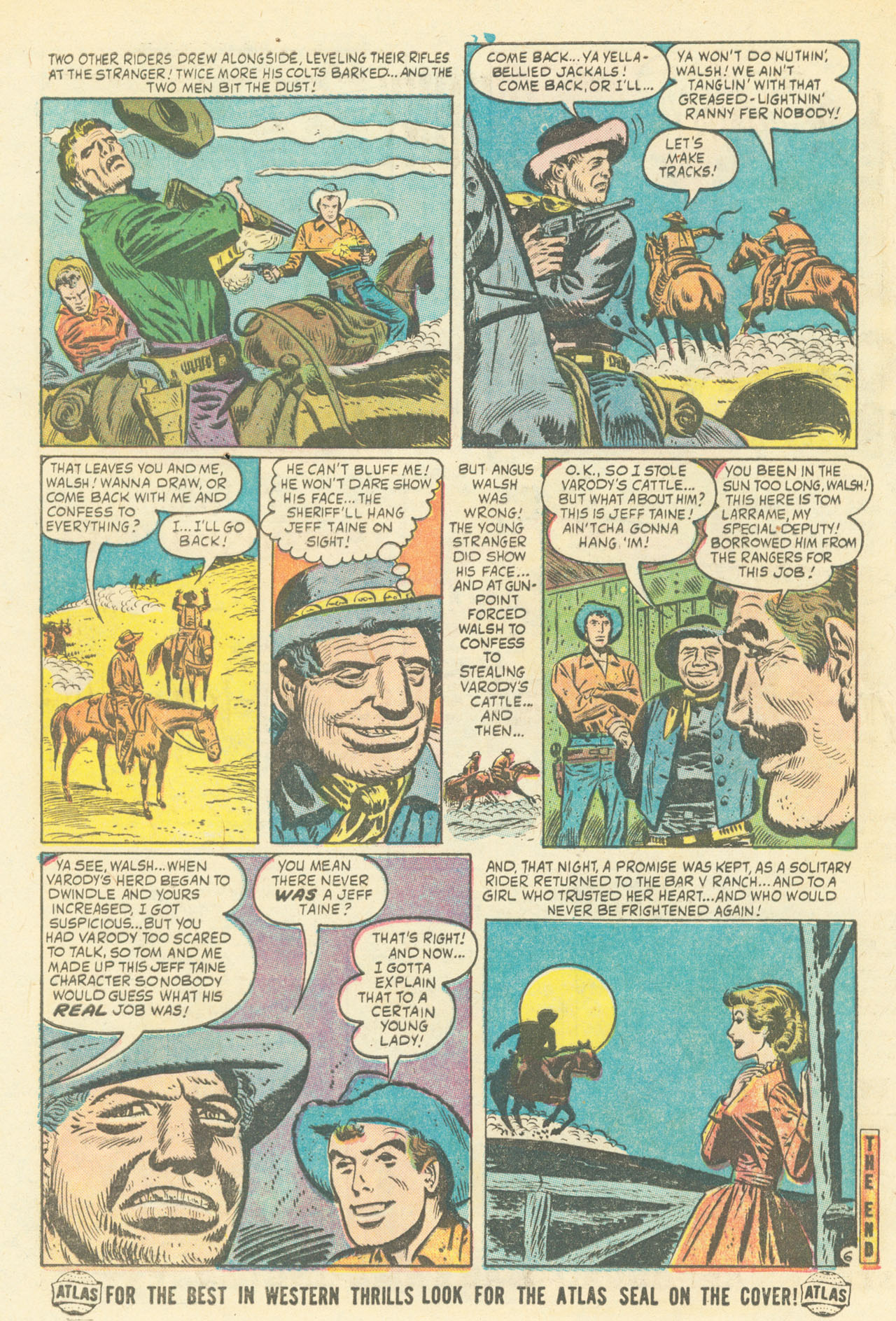 Read online Western Outlaws (1954) comic -  Issue #7 - 32
