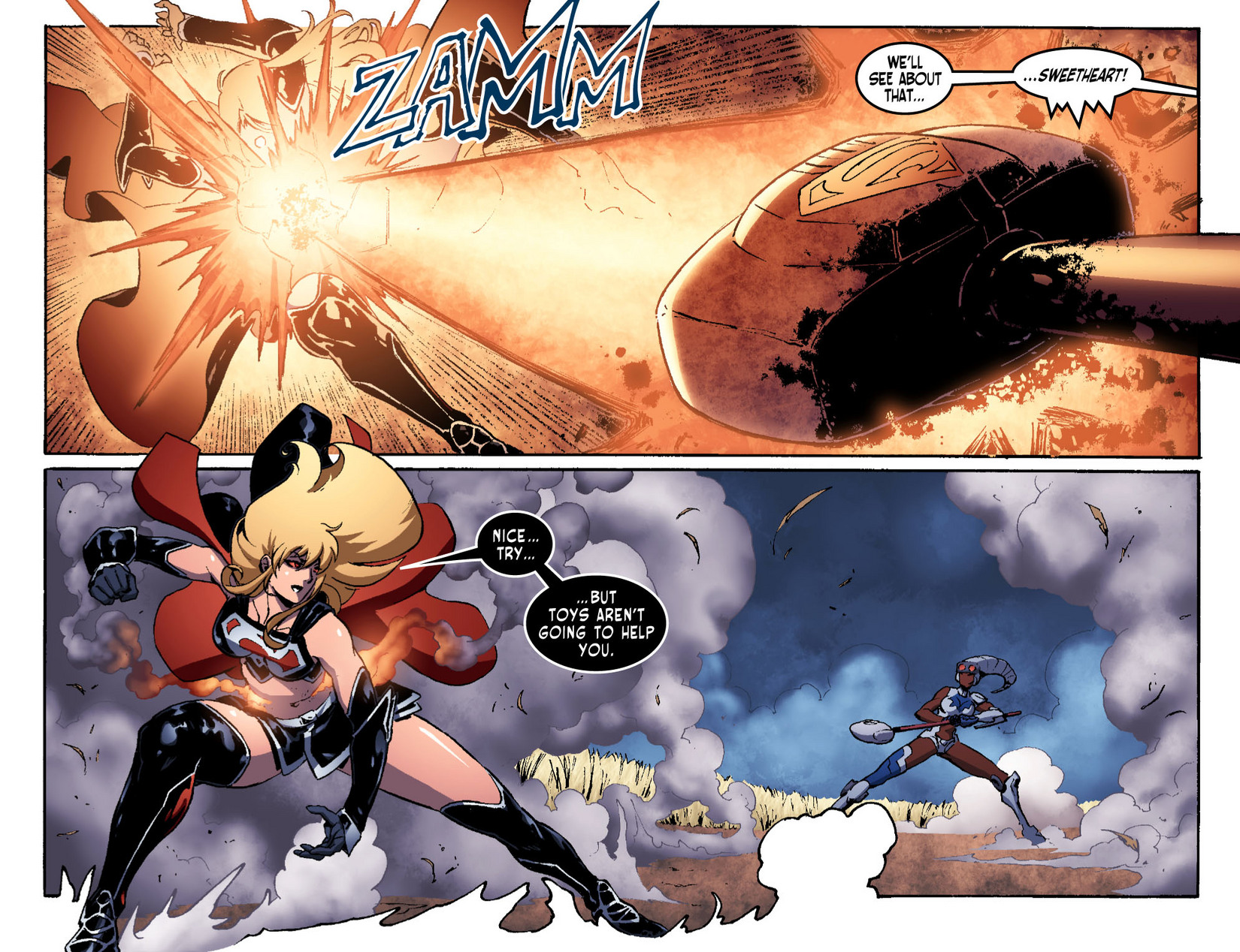 Read online Ame-Comi: Supergirl comic -  Issue #3 - 15