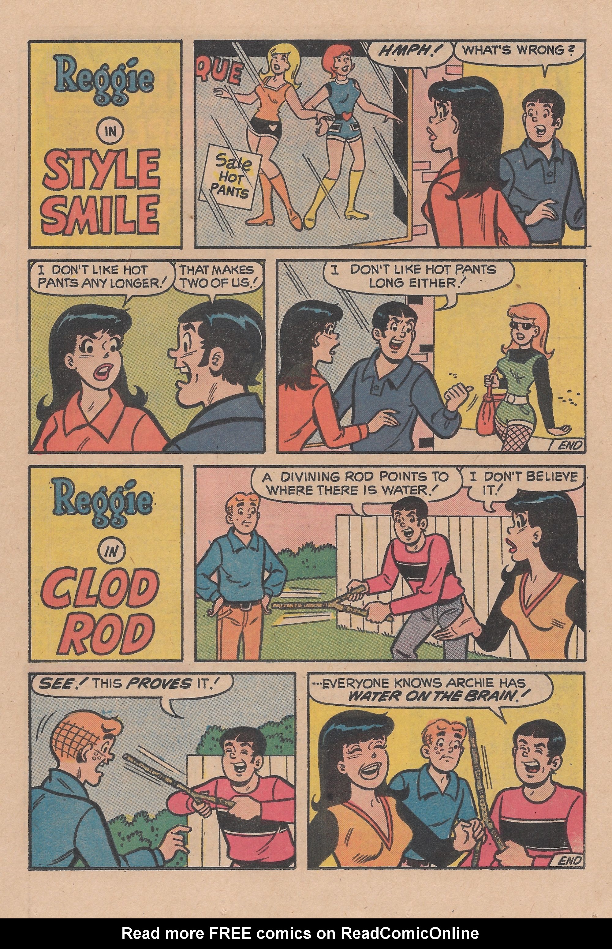 Read online Reggie's Wise Guy Jokes comic -  Issue #26 - 23