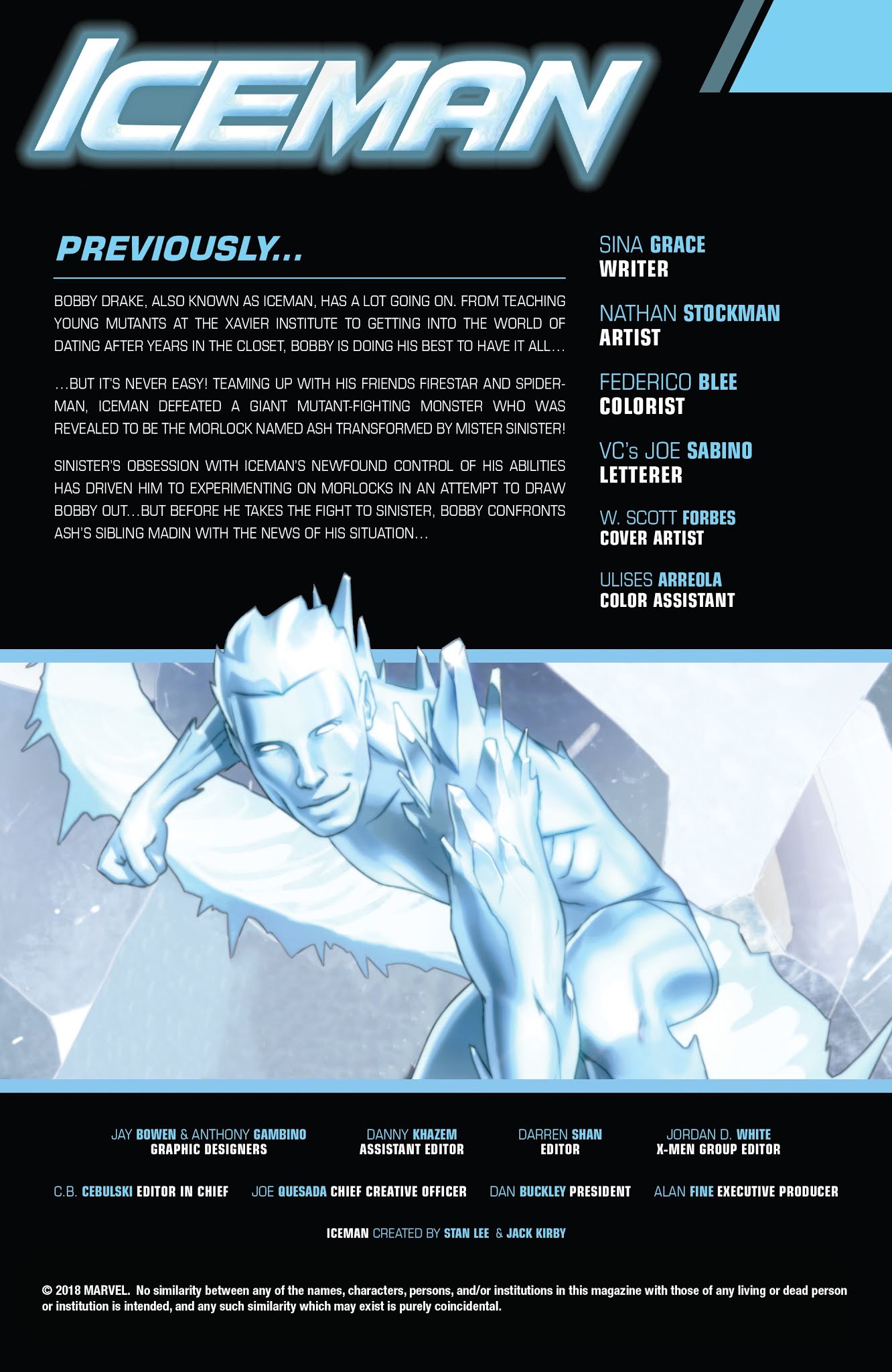 Read online Iceman (2018) comic -  Issue #4 - 3