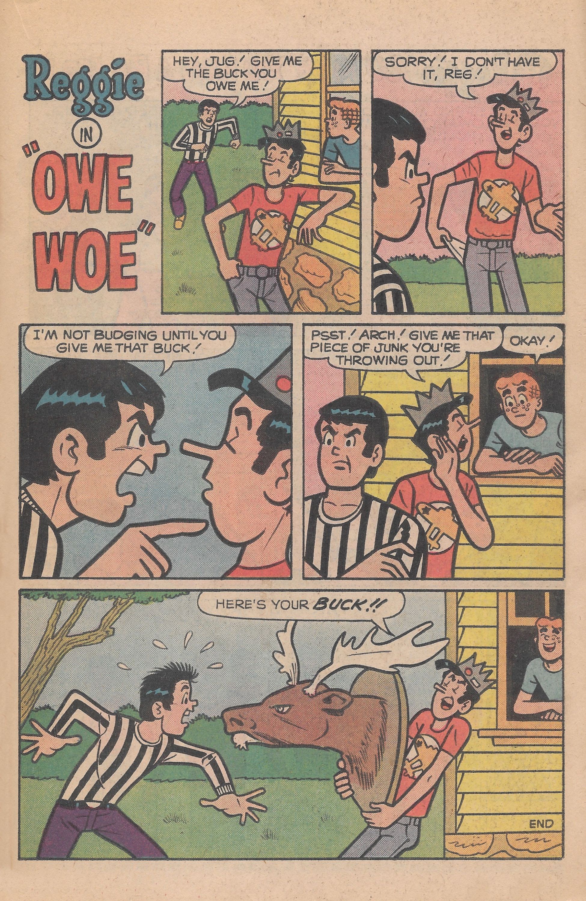 Read online Reggie's Wise Guy Jokes comic -  Issue #54 - 23