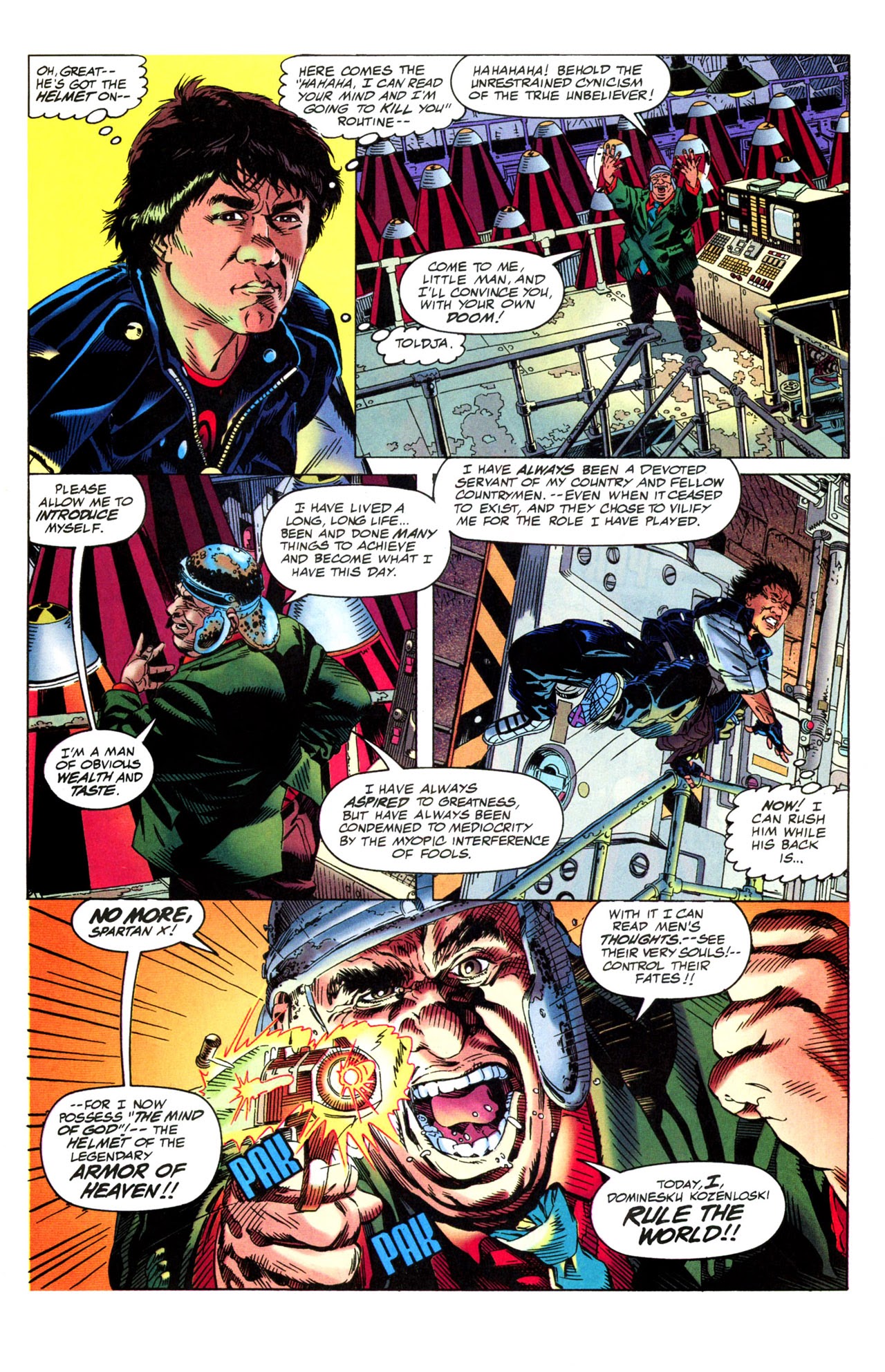 Read online Jackie Chan's Spartan X: The Armour of Heaven comic -  Issue #3 - 3