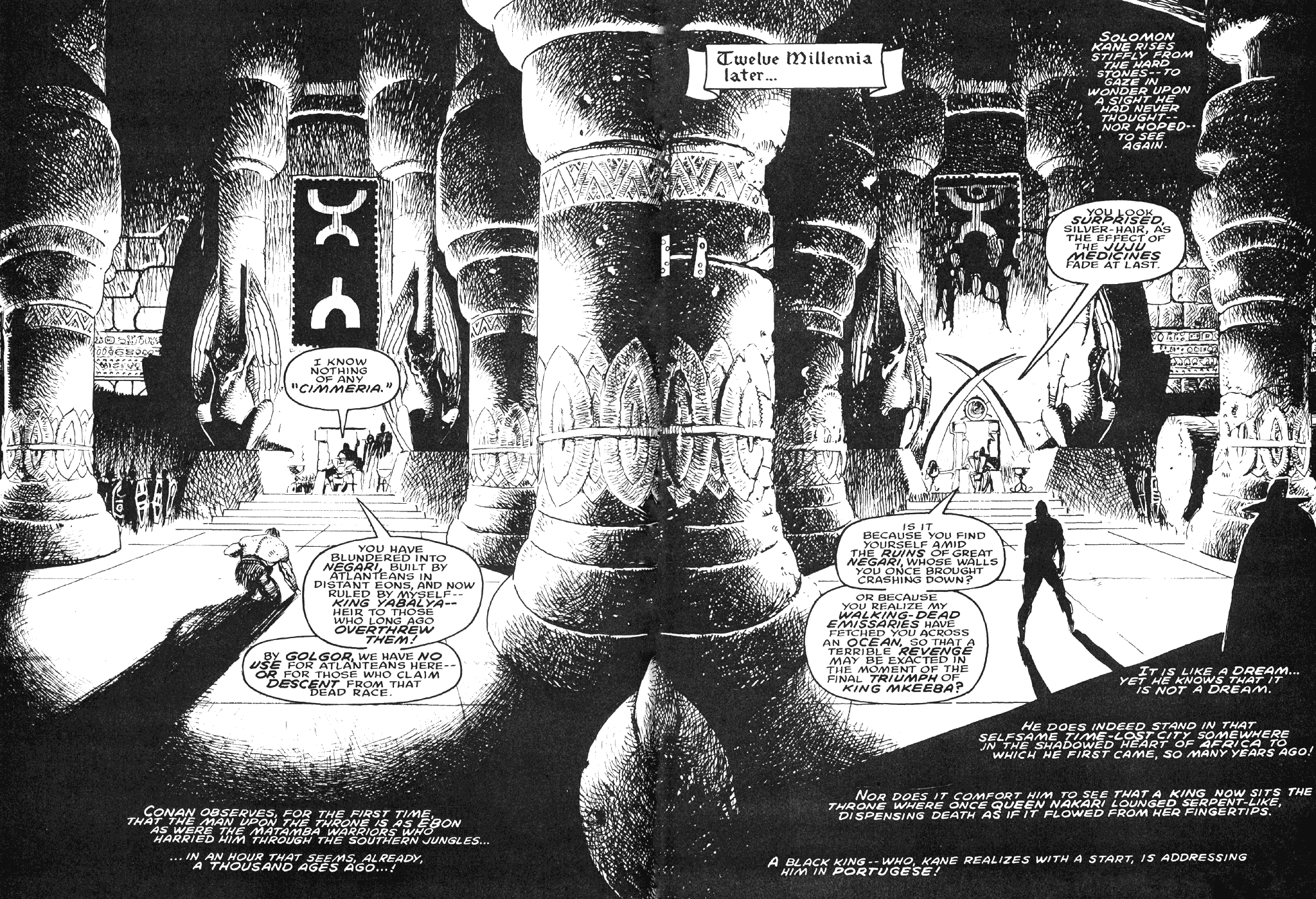 Read online The Savage Sword Of Conan comic -  Issue #219 - 26